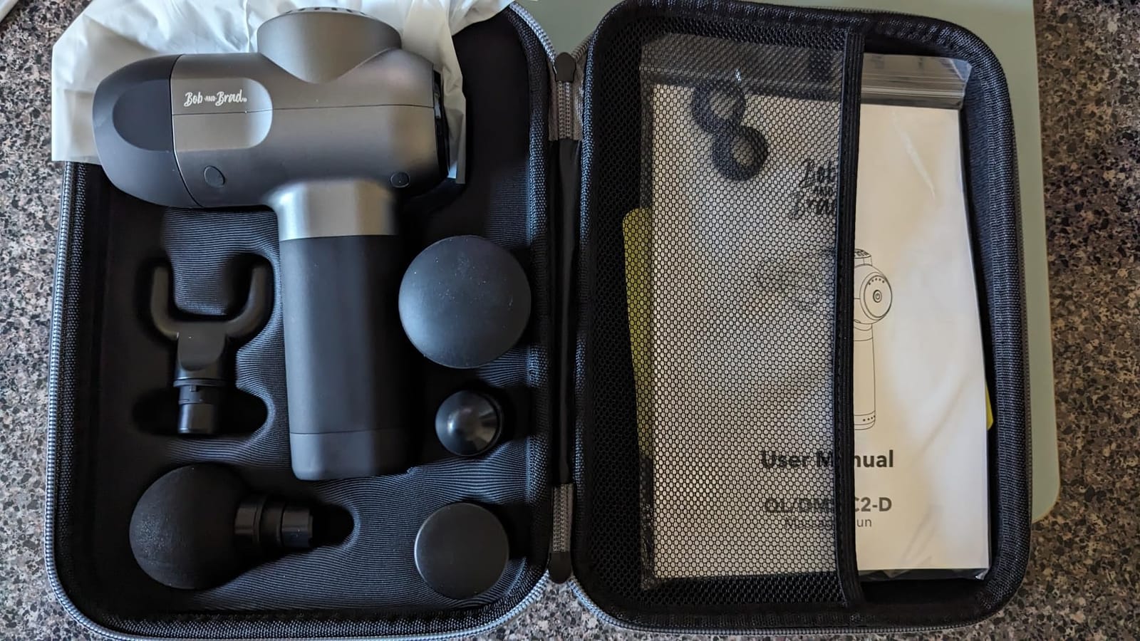 BOB AND BRAD C2 Pro Massage Gun with Heat and Cold Therapy, FSA Eligible & HSA Approved, PT-Developed Deep Tissue Back Massager for Athletes, Men & Women - Birthday & Holiday Gifts customer photo 1