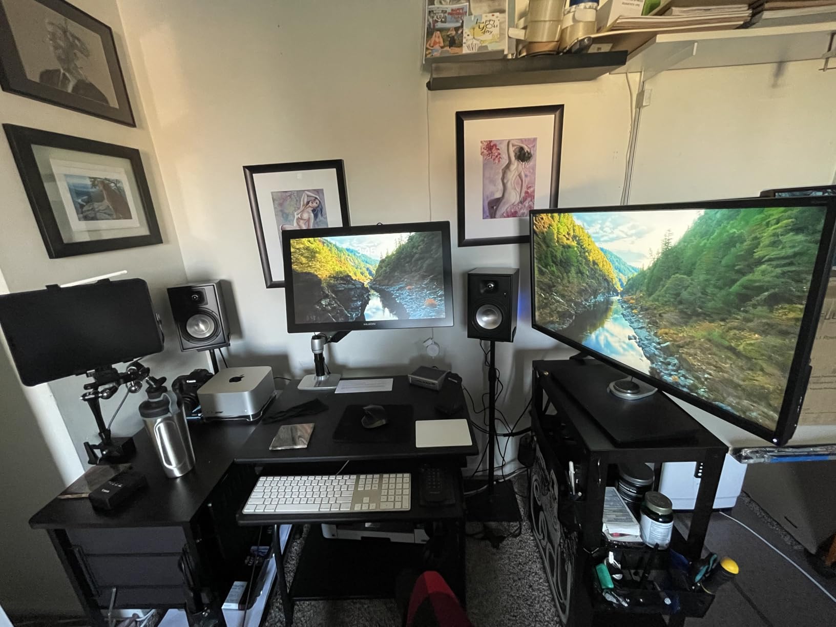 Vanatoo Cherry Transparent One Encore Plus Near Field Studio Monitor Speakers Pair for TV, PC, Gaming. Powered Speakers for Desktop and Room. AUX, USB, Bluetooth, Toslink Optical, Coax, Remote. customer photo 2