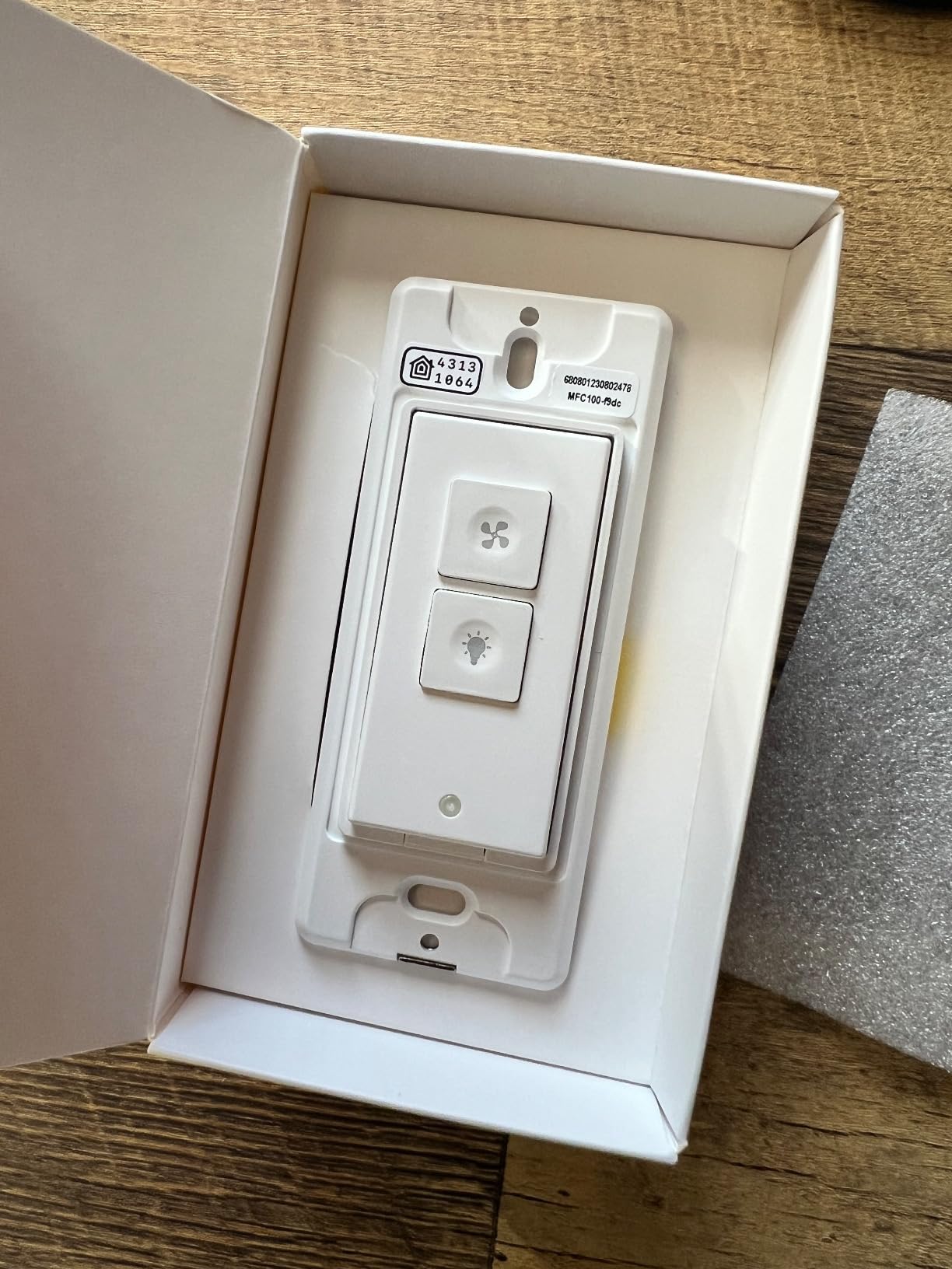 meross Smart Ceiling Fan Control and Dimmer Light Switch Works with HomeKit | Works With Alexa, Google Home, SmartThings, Adjustable 4-Speed Fan Control, 2.4G Wi-Fi Only, Neutral Wire Needed, Single Pole customer photo 2