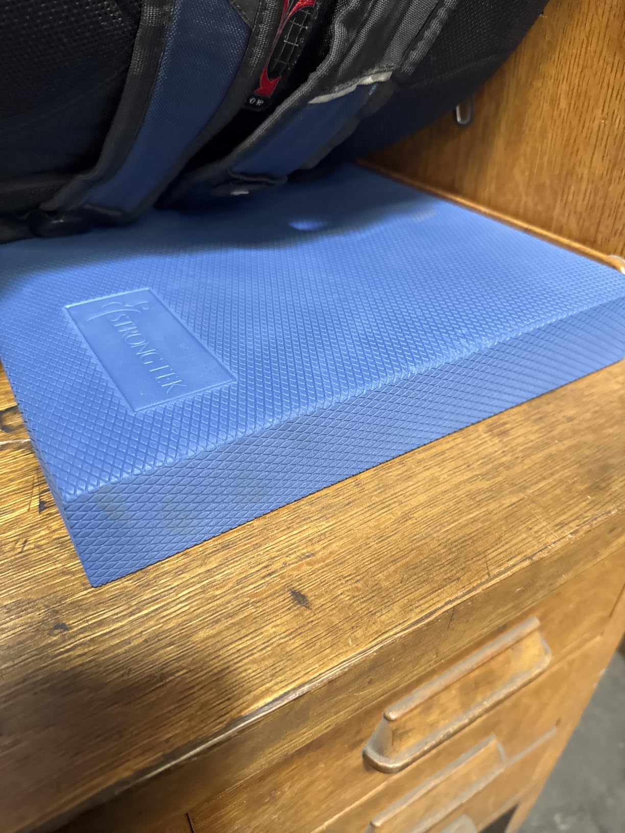 StrongTek Foam Balance Pad, High-Density TPE, 15.8 x 13 x 2 in, Non-Slip | Water-Resistant, Supportive Cushioning, Kneeling Support, Core Strength and Stability Training, Physical Therapy and Yoga customer photo 2