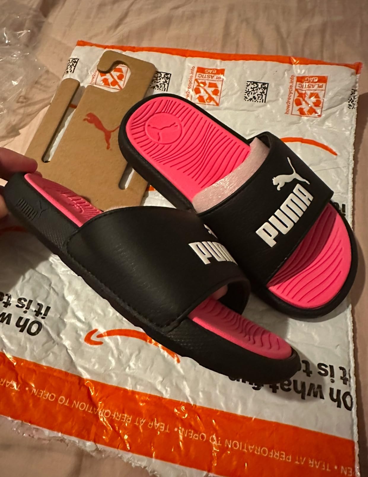 PUMA Kids Girls Cool Cat Irresistible Slide Casual Sandals Casual customer photo 1