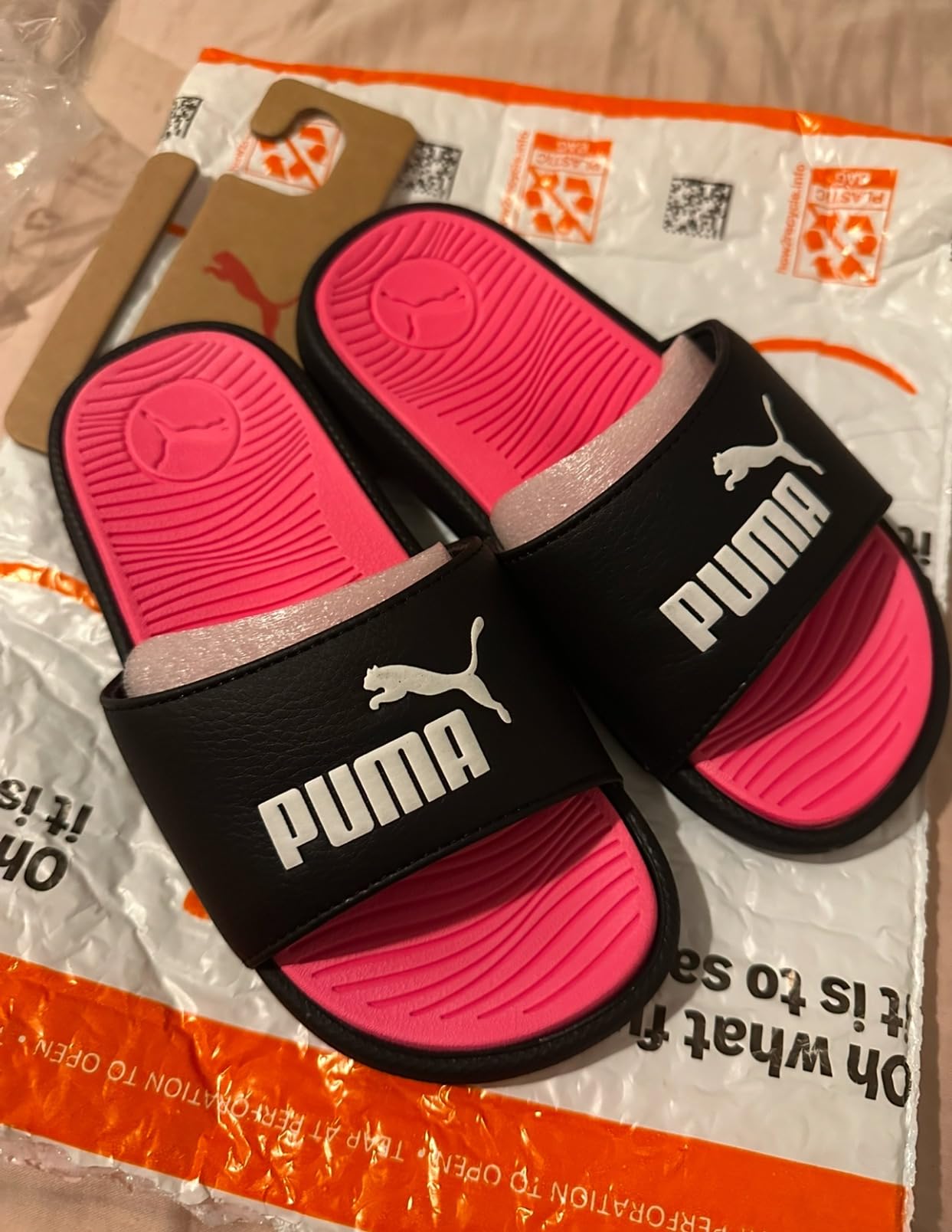 PUMA Kids Girls Cool Cat Irresistible Slide Casual Sandals Casual customer photo 2