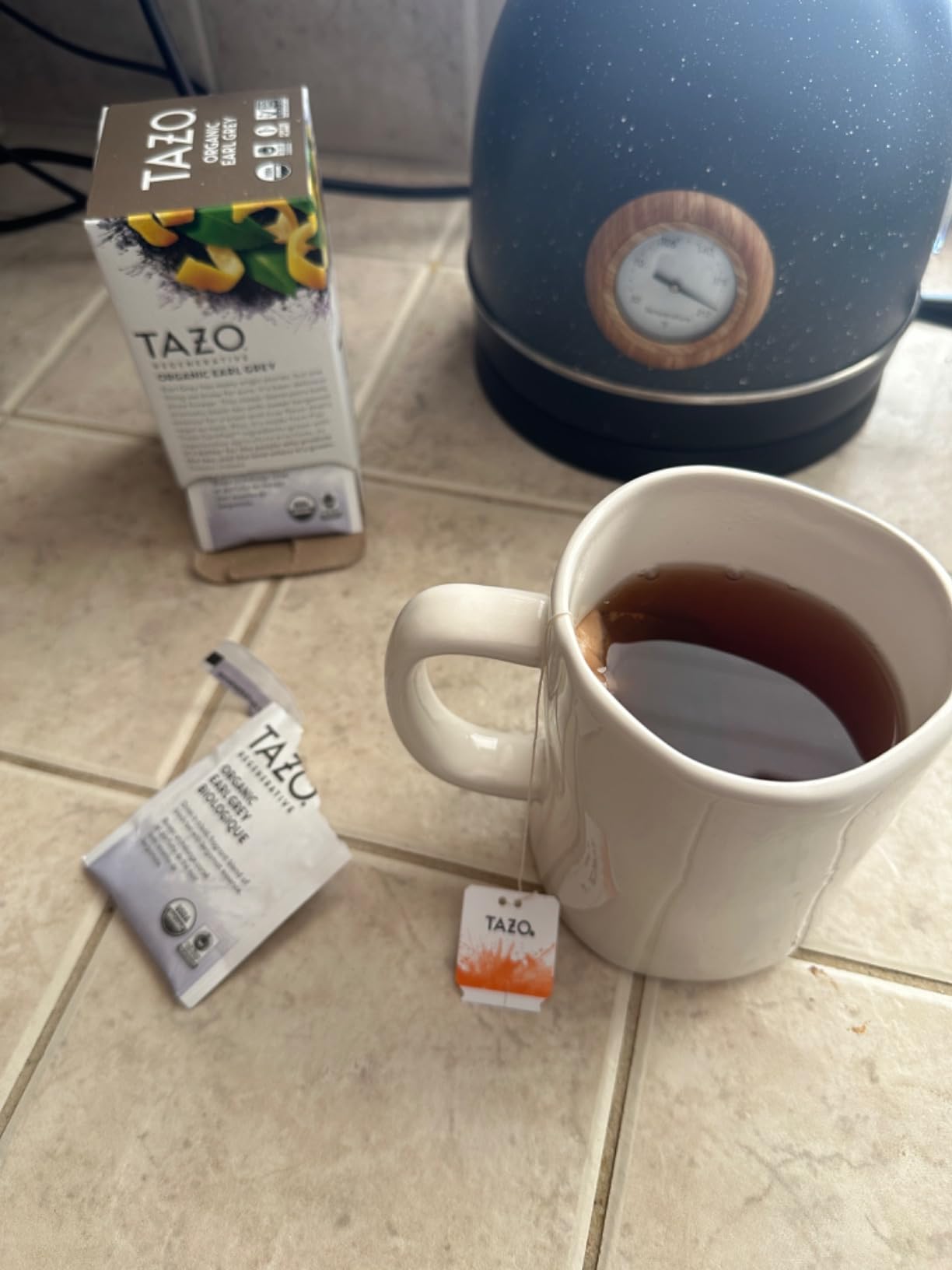TAZO Earl Grey Organic Black Tea with Bergamot Flavor, 16 Count Pack of 6 (96 Total Tea Bags) customer photo 2