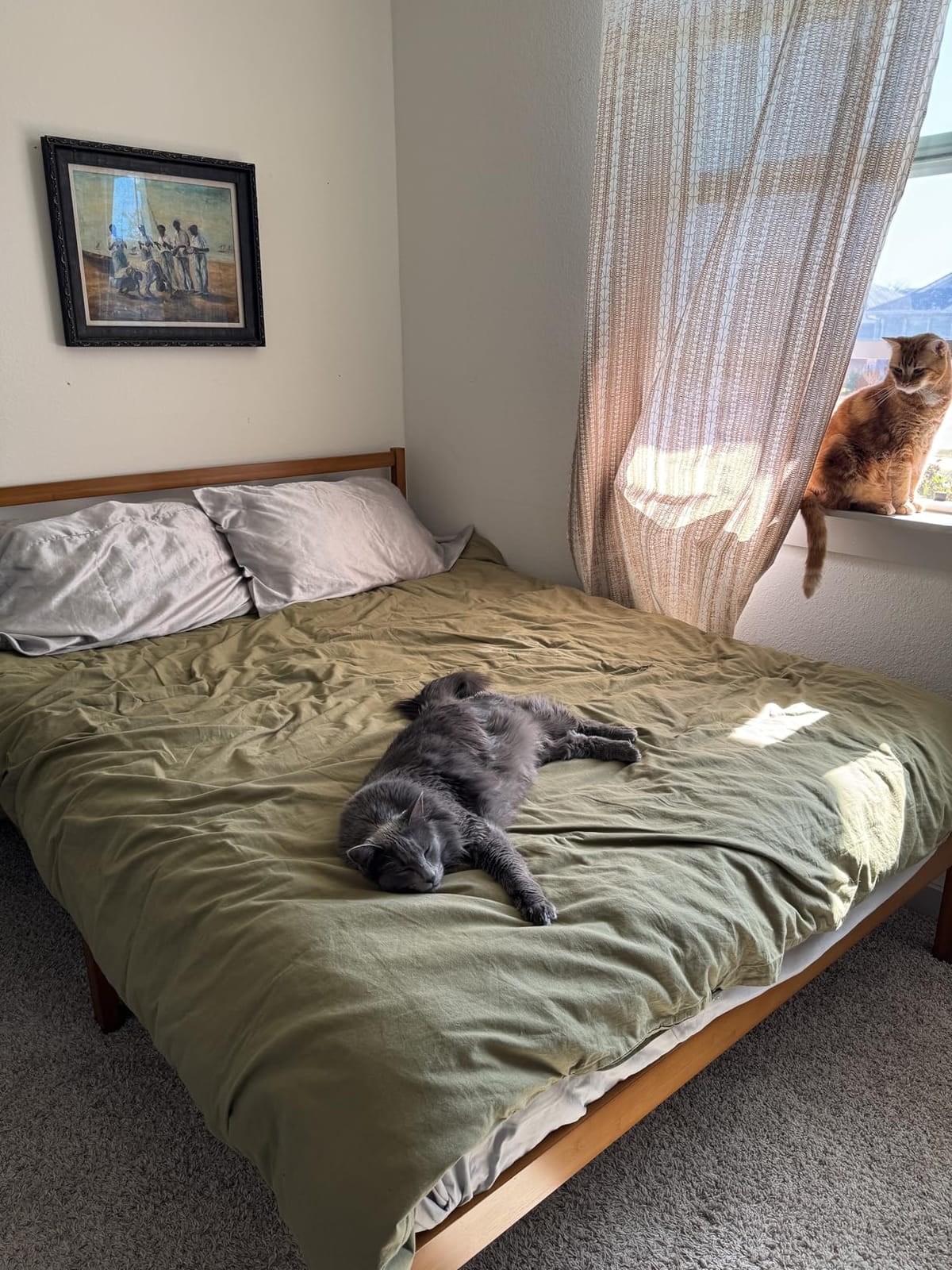 Zinus Leah Bamboo Platform Bed Frame with Headboard, Easy Assembly, Twin | No Box Spring Needed, Wood Slat Support, Durable Construction, Modern Design, Underbed Storage customer photo 2