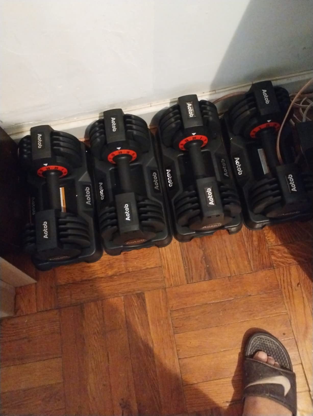 SKOK 25/55lbs Adjustable Dumbbells Set, Adjustable Weights Dumbbells Set customer photo 2