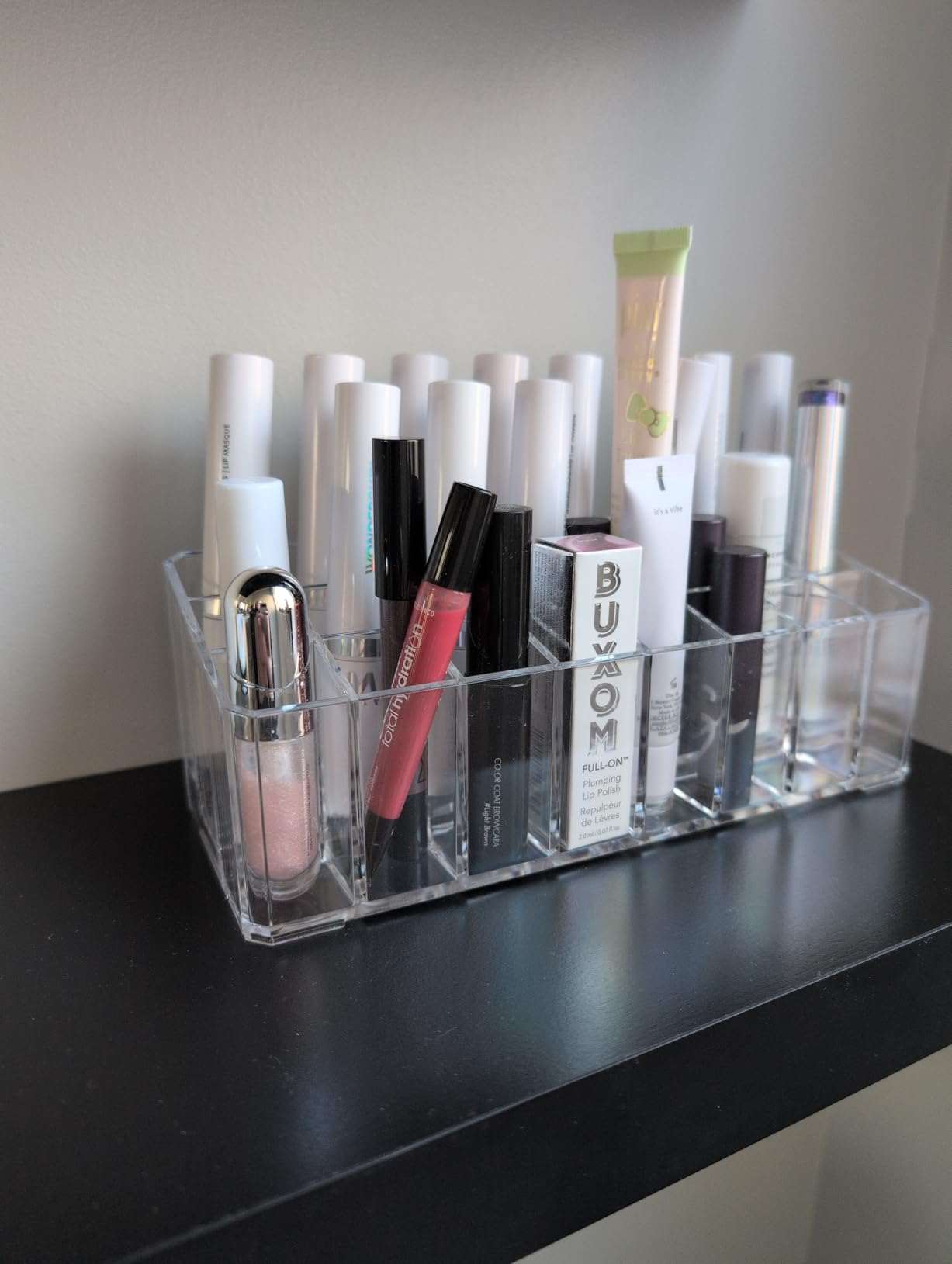 ELLDOO Rollerball Perfume Organizer, 24 Spaces Clear Acrylic customer photo 1
