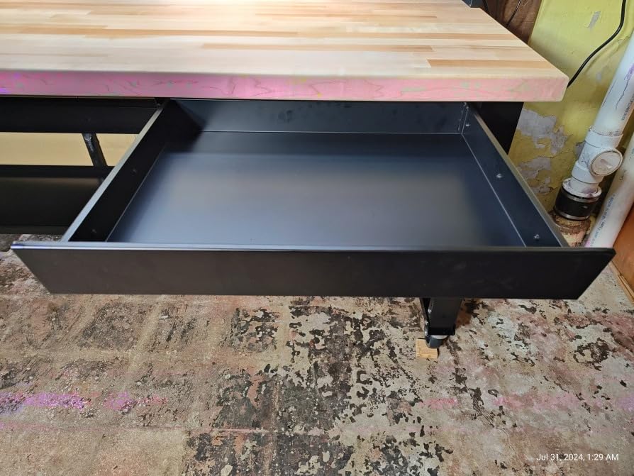 Large 23.6 Inch Under Desk Drawer Slide Out, Pencil Drawer, Undermount Desk Drawer, Under Counter Drawers, Attachable Desk Drawer, Drawer For Under Desk, Undermount Drawer, Under Desk Pull Out Drawer customer photo 1