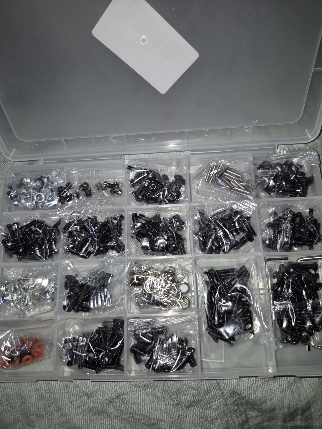 520pcs Universal RC Screw Kit Screws Assortment Set, Hardware Fasteners for Traxxas Redcat Arrma Axial RC4WD HSP HPI SCX10 Losi 1/8 1/10 1/12 1/16 Scale RC Crawler Cars Trucks customer photo 2