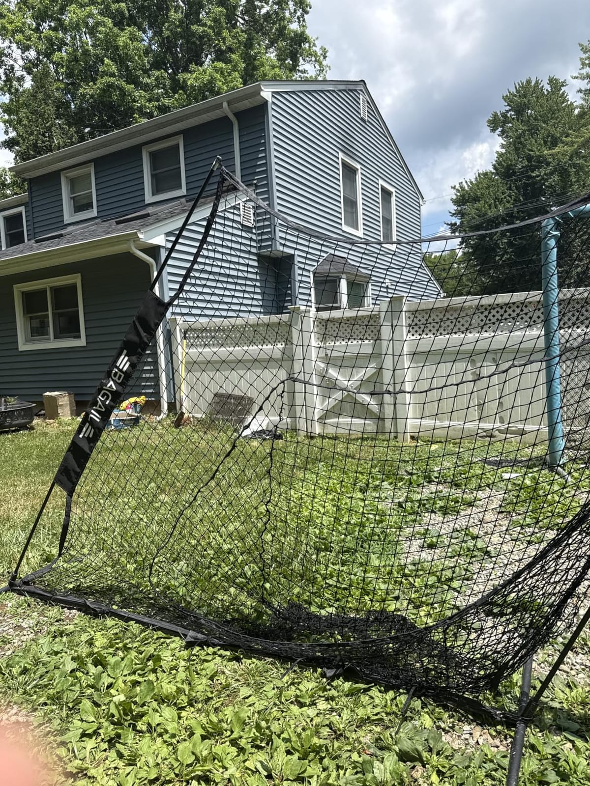 BAGAIL 7x7 ft Baseball & Softball Training Net | Includes Batting Tee & 2 Strike Zones, Heavy Duty Frame, Durable 7-Ply Mesh, Large Target For All Level, Quick 2-Min Setup customer photo 1