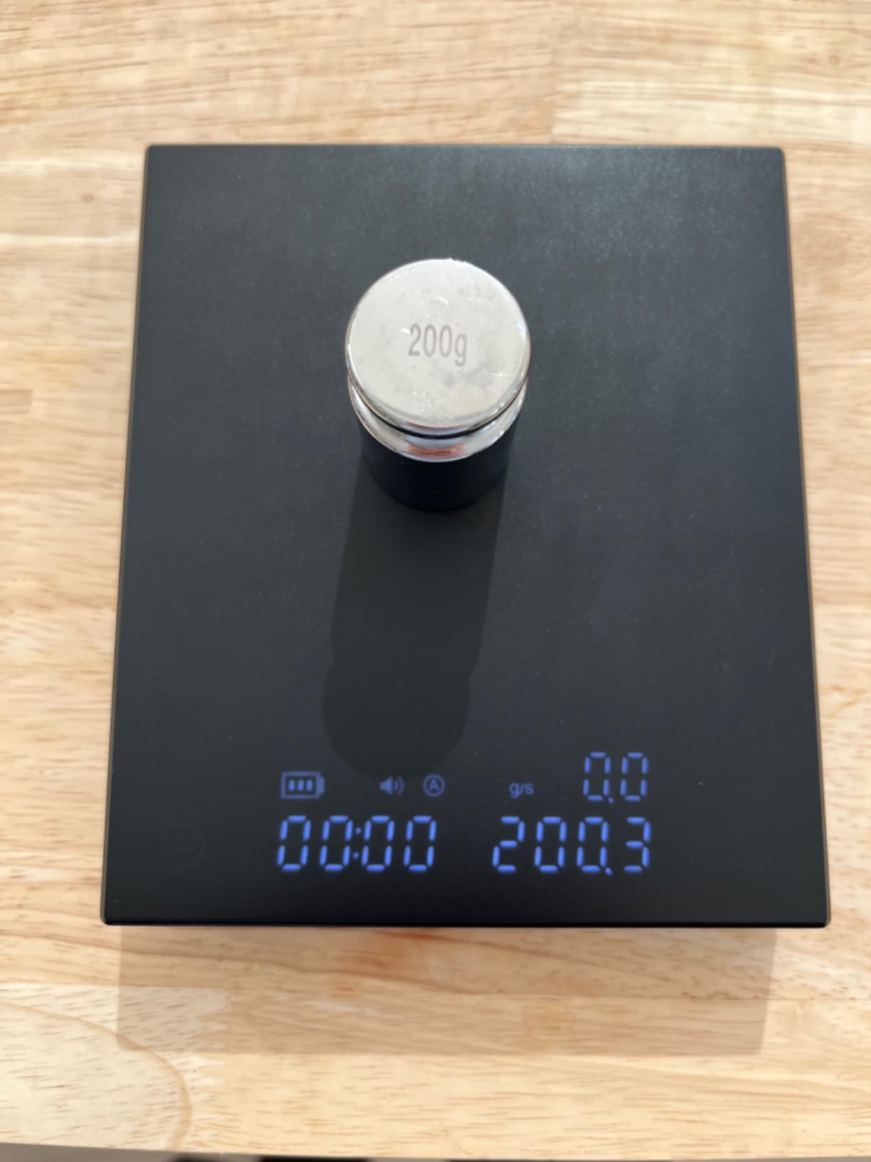 TIMEMORE Coffee Scale Basic 2.0 Electronic Espresso Scale with Water Flow Rate and Timer Function, Digital Scale for Kitchen/Baking/Cooking, Black customer photo 2