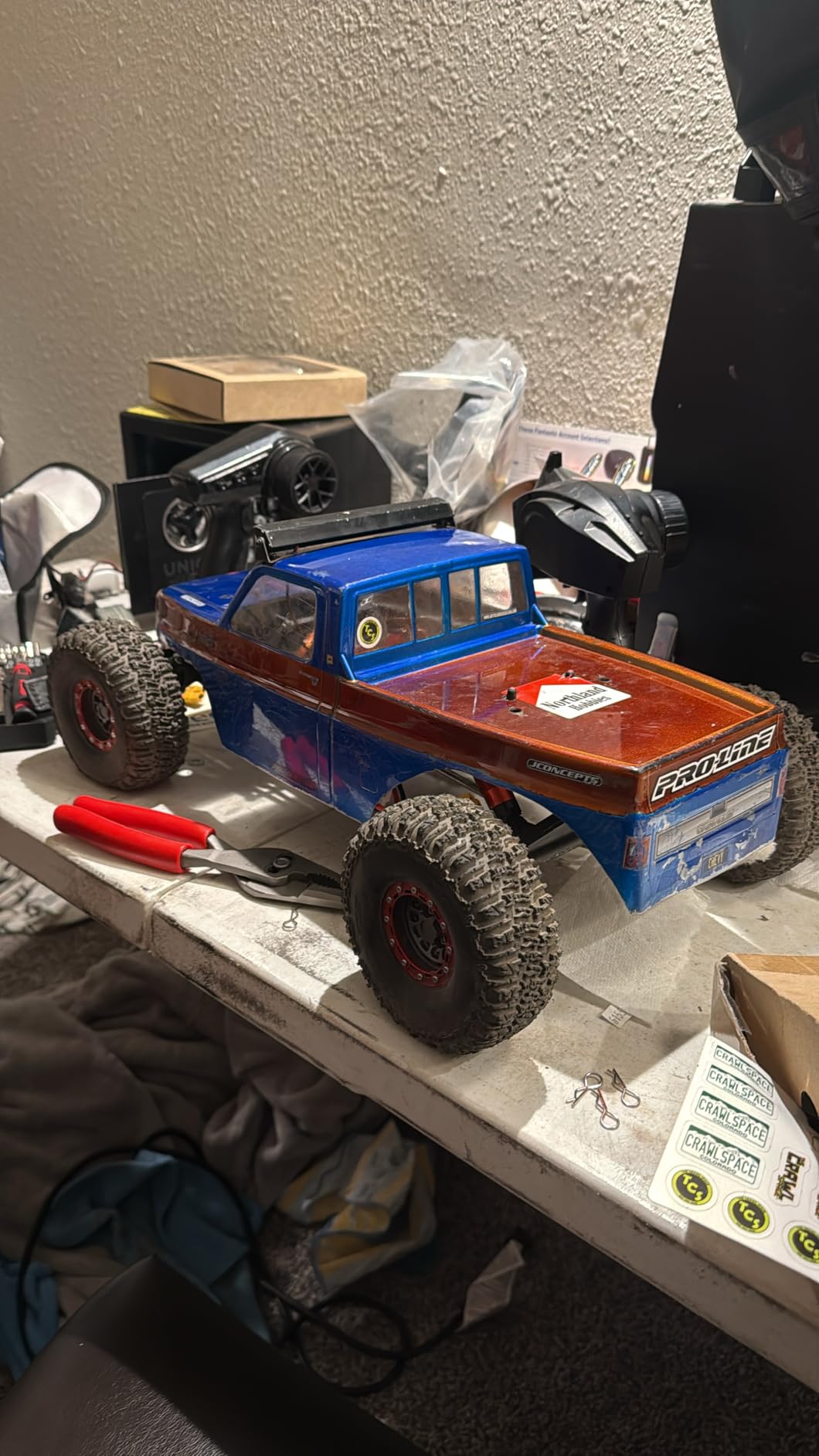 1/10 RC Crawler All Metal Front and Rear Portal Axle for Axial Capra 1.9 UTB Buggy F9 CNC Machined 7075 Aluminum Integrated (Black) customer photo 1