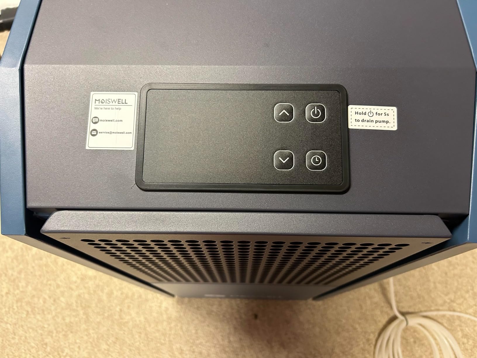 190 Pints Commercial Dehumidifier with Pump for Basements, Industrial Heavy Duty Commercial-grade Portable Dehumidifiers for Large Spaces Warehouse Grow Room, Water Damage Restoration customer photo 2