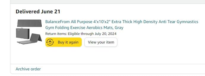 BalanceFrom 10x4 Feet 4-Panel Folding Gymnastics Mat - 2-Inch Thick Pad with Vinyl Surface and Carrying Handles for Tumbling, Yoga, Pilates, Home Workouts, and Martial Arts customer photo 1
