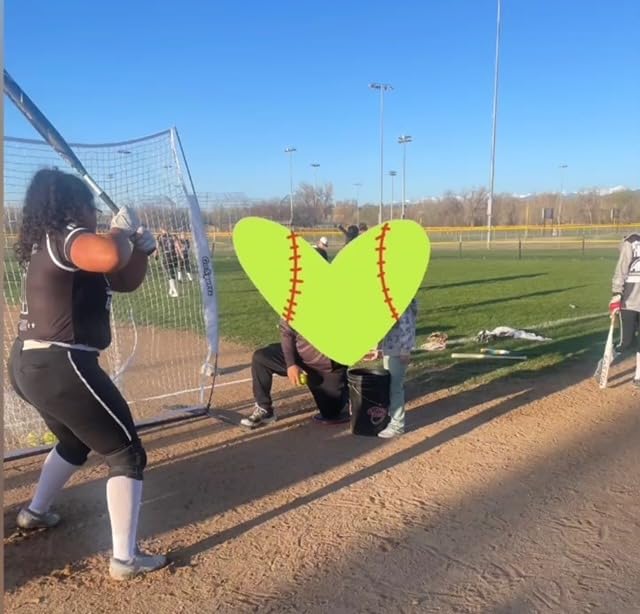 GoSports 7 x 7 ft Baseball & Softball Nets - Available in Team Colors - Batting & Pitching Net with Strike Zone customer photo 2