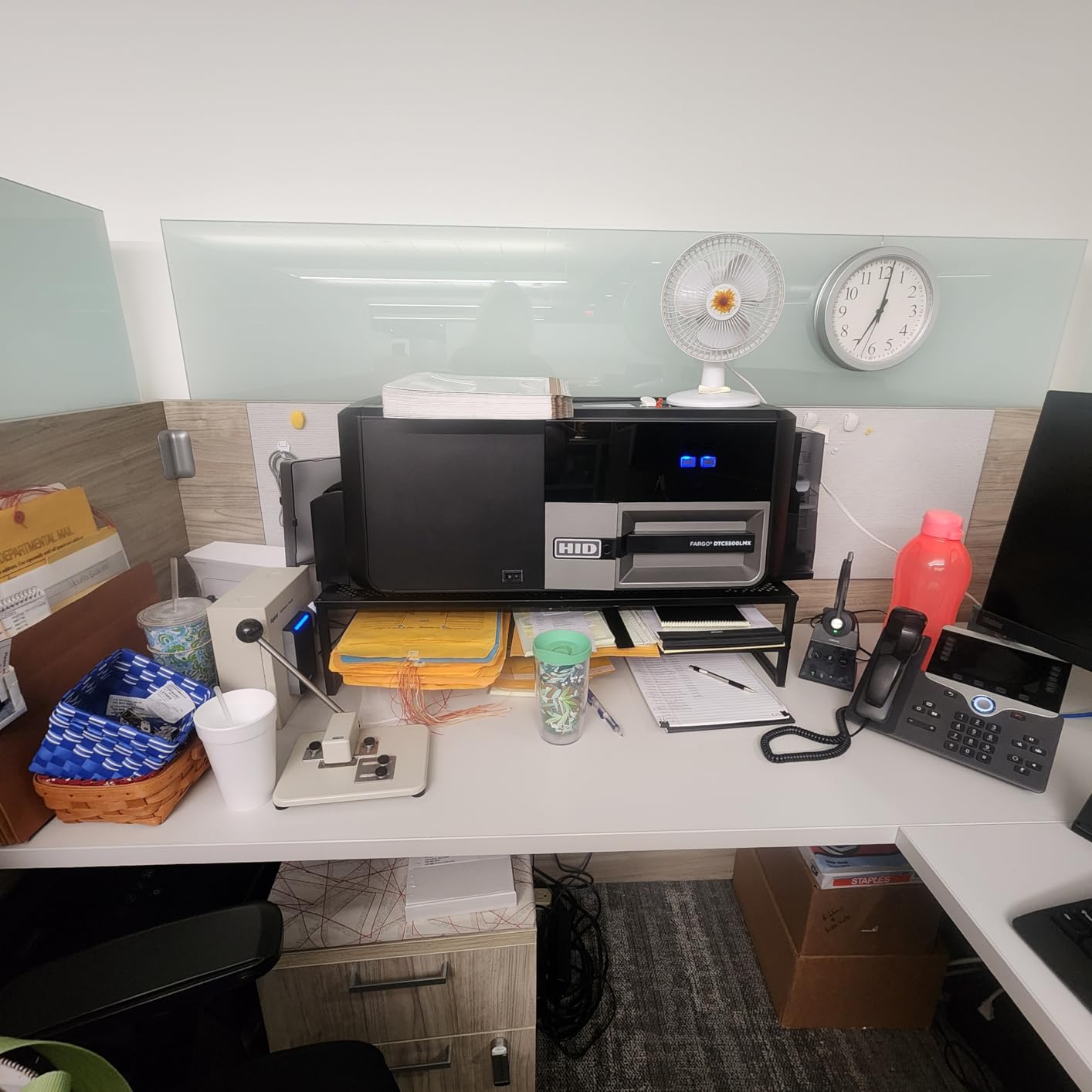 Simple Trending Dual Monitor Stand Riser with Mouse Pad, Black customer photo 2