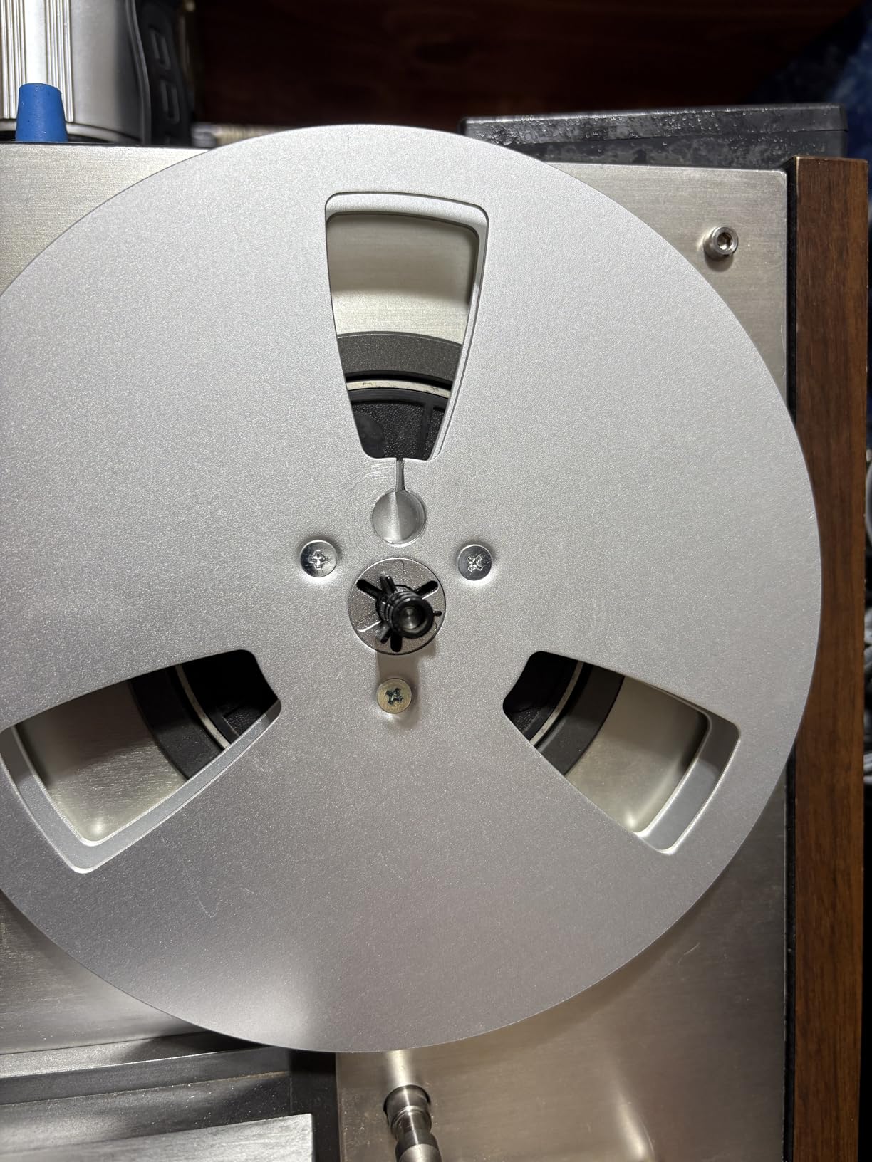 1/4 7 Inch Empty Tape Reel, Aluminum Alloy Universal Open Reel Sound Tape Empty Reel for Reel to Reel for TEAC/ReVox Studer customer photo 2