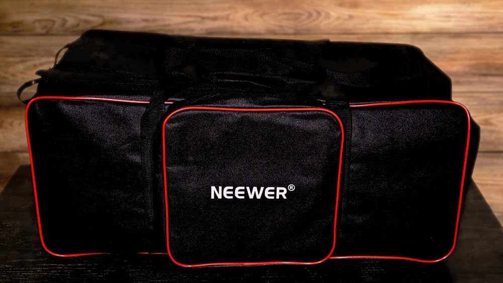 NEEWER 600Ws Studio Monolight Flash Light Kit: 2 Pack S101-300W 5600K Strobe Lights with 150W Modeling Lamps/Bowens Mount/Softboxes/Stands, Reflector/RT-16 Trigger/Bag for Photography Portrait Product customer photo 1