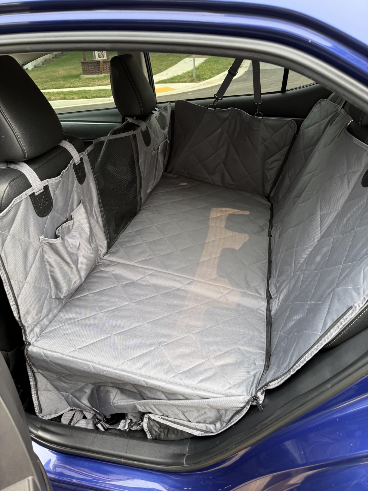 Dog Truck Seat Cover for Back Seat, Hard Bottom Pet Hammock, XL customer photo 1