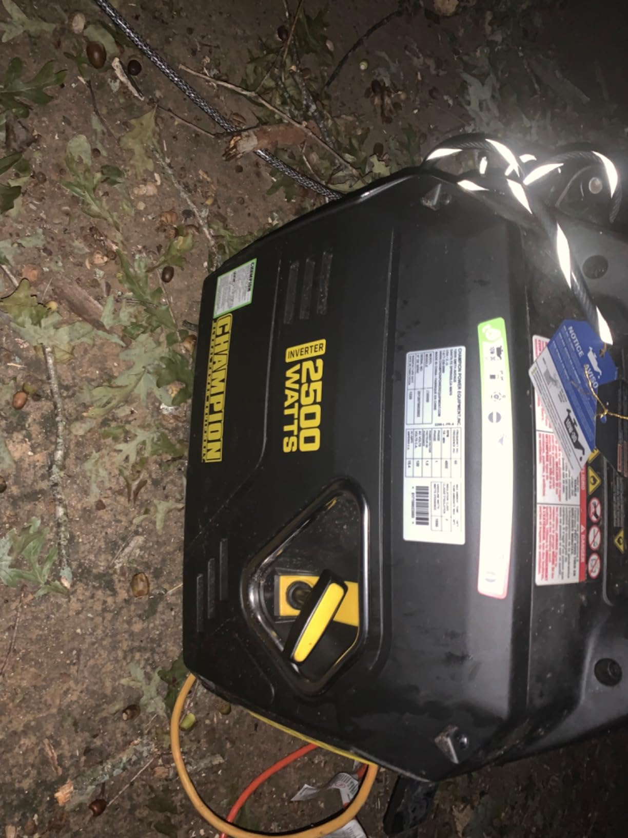 Champion 2500-Watt Ultralight Portable Inverter Generator | Gas Powered, Recoil Start, Parallel Ready, Quiet Technology, Free 3-Year Warranty customer photo 1