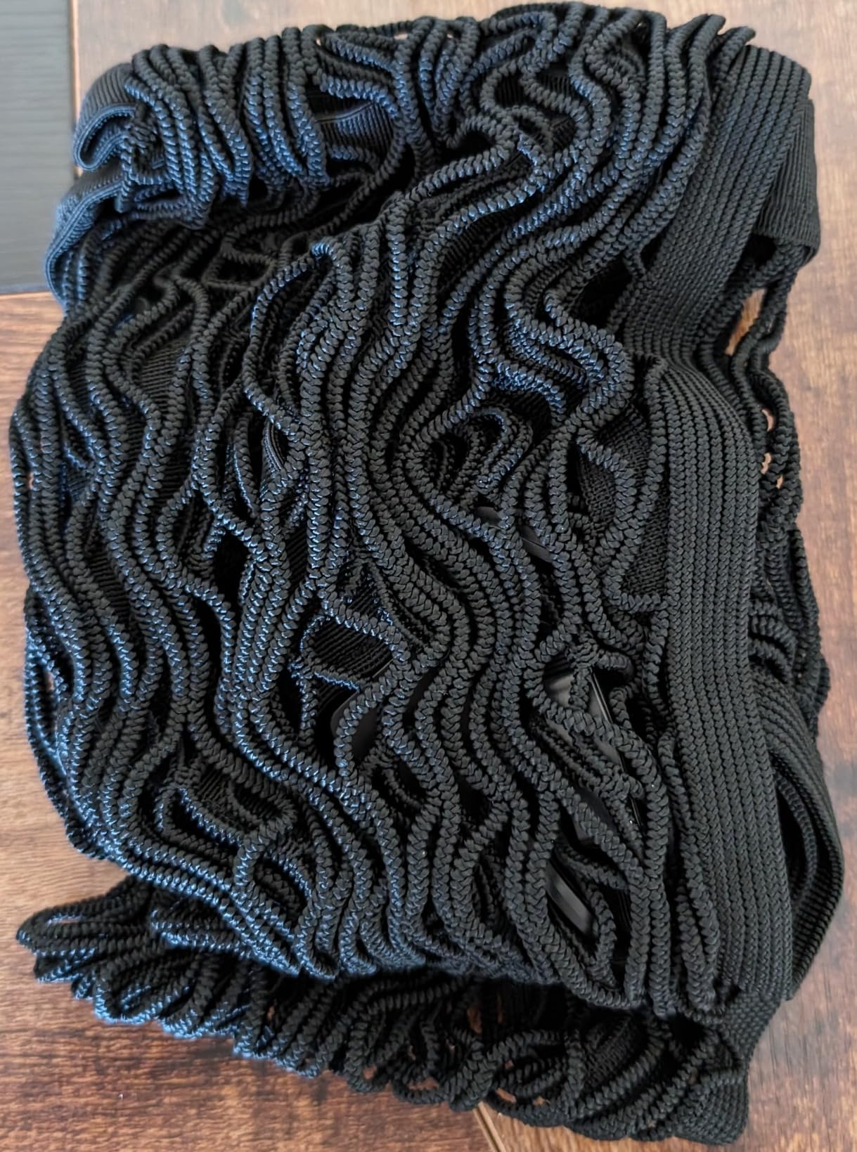 Cargo Net Car with Hooks Adjustable Highly Elastic Storage Organizer Net | Cargo Net for SUV, Pickup Trucks, Mesh Organizer 2.6'x2' Stretches to 5'x4', Road Trip Essentials Black customer photo 1