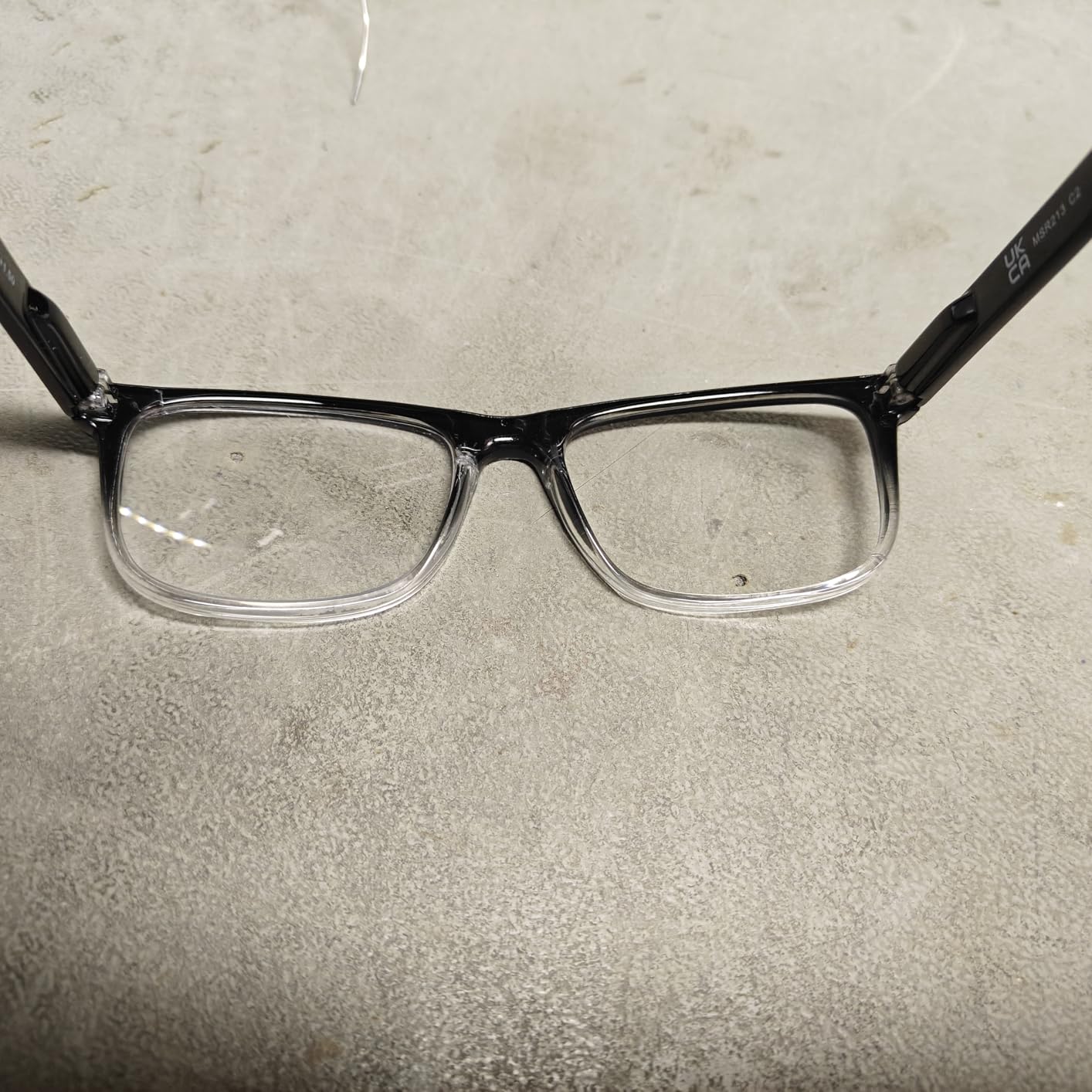 Large Reading Glasses Mens Wide Oversized Readers +1.50 Lightweight Square Eyeglasses for Reading for Big Head Men 4 Pack with Spring Hinge customer photo 1
