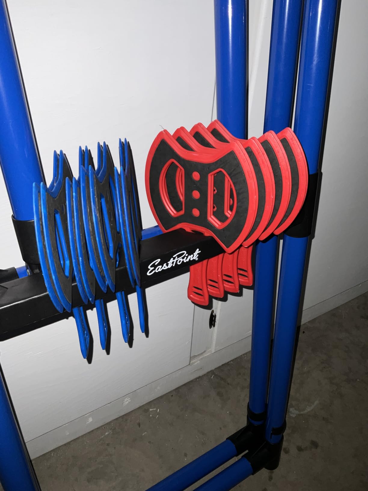 EastPoint Axe Throwing Game, Bristle Target, 8 Safety Axes, Over 5 Ft Tall | Bristle Face for Clean Throws, Folds Flat, 1.5