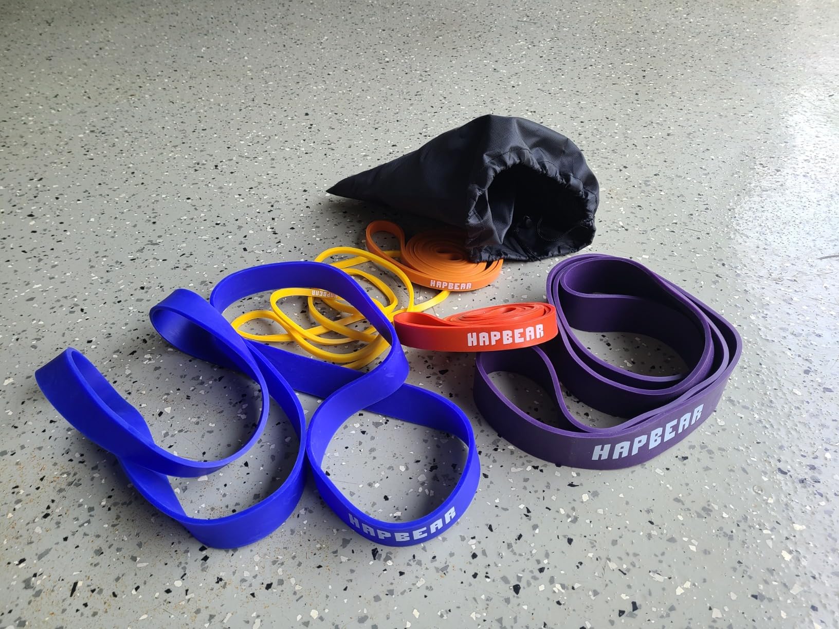 HAPBEAR Pull Up Assistance Bands - Pull Up Bands - Resistance Bands - Exercise Bands Resistance Bands Set of 5 - Workout Bands for Working Out, Stretching, Muscle Training customer photo 2