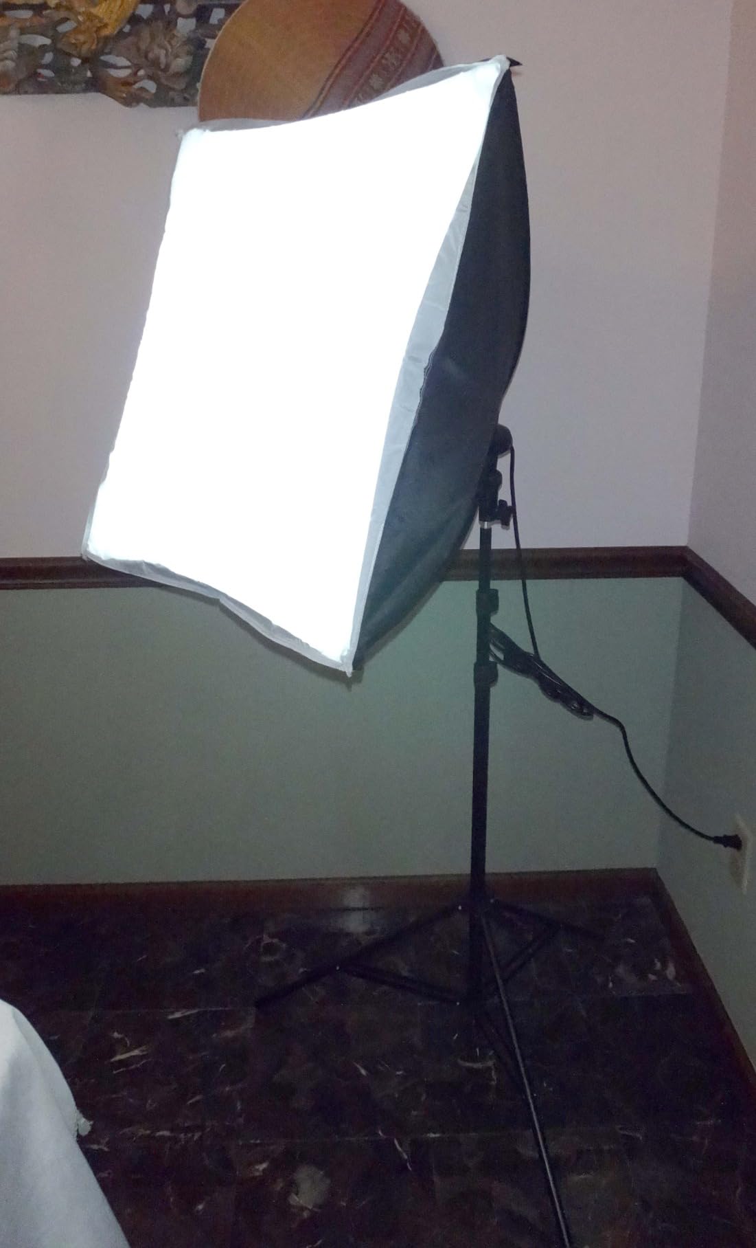 Photography Lighting Kit with Backdrops, 8.5x10ft Backdrop Stands, UL Certified 5500K 800W Equivalent 25W LED Umbrella Softbox Continuous Lighting customer photo 2