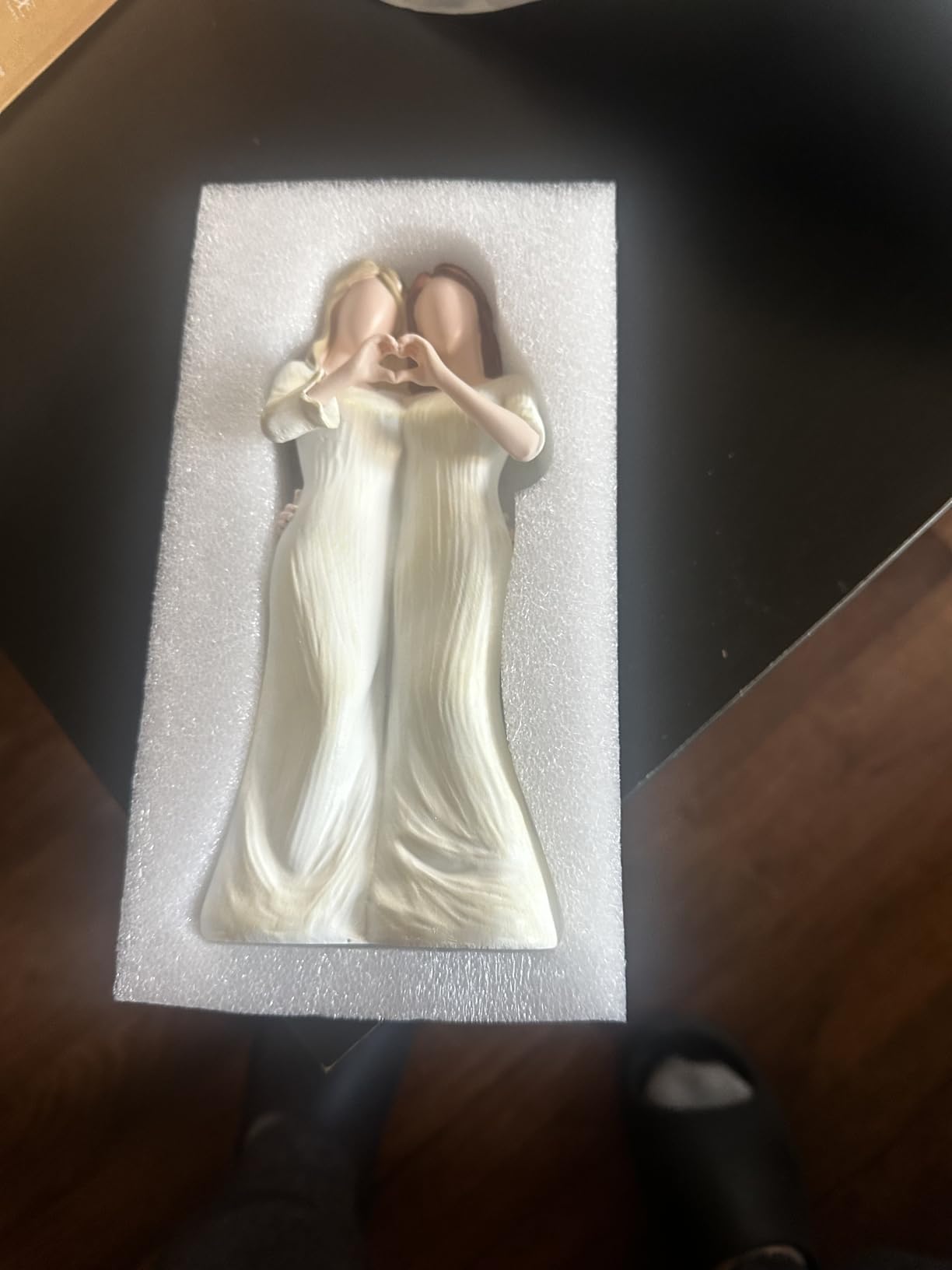 Storieme Sister Figurines - Best Friend Birthday Gifts for Women | Hand-painted resin statue with gift-ready package, Heartwarming Christmas/everyday present for bestie BFF, Unique home decor customer photo 2