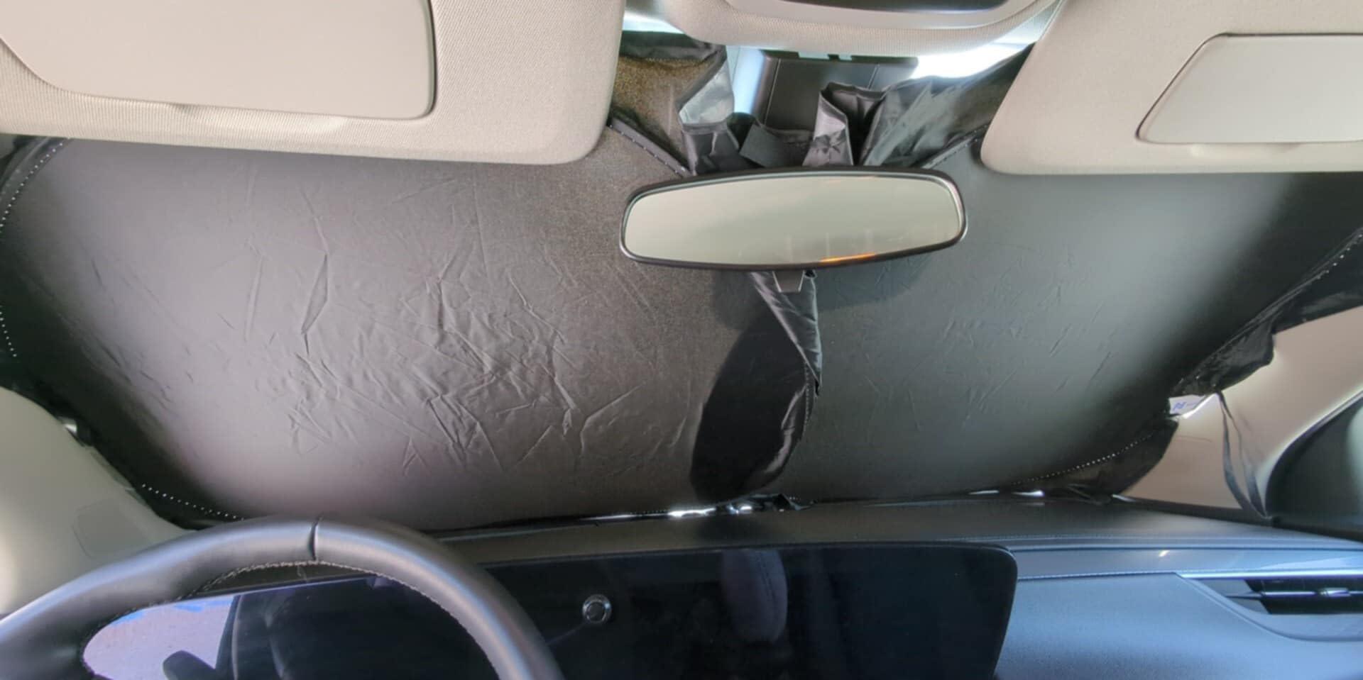 Autovir Windshield Sun Shade, Foldable Car Window Shades, 280T Visor Shade customer photo 1