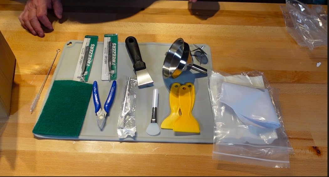 Resin 3D Printer Accessories Kit for Cleanup with Funnel & Silicone Mat customer photo 1