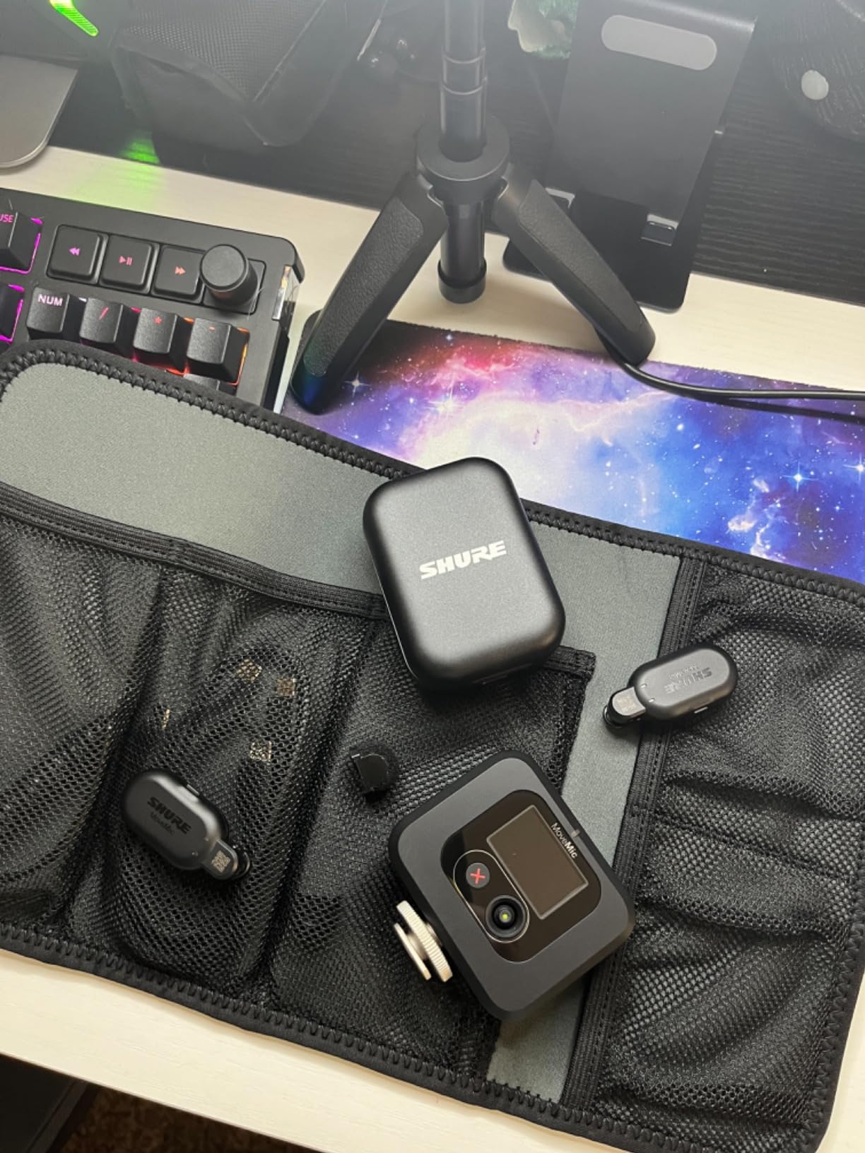 Shure MoveMic 2 Kit Wireless Lavalier Microphone System | Two Bluetooth clip-on lav mics with camera receiver for DSLR, iPhone, Android, Mac and PC; 24-hour charge, IPX4 customer photo 1