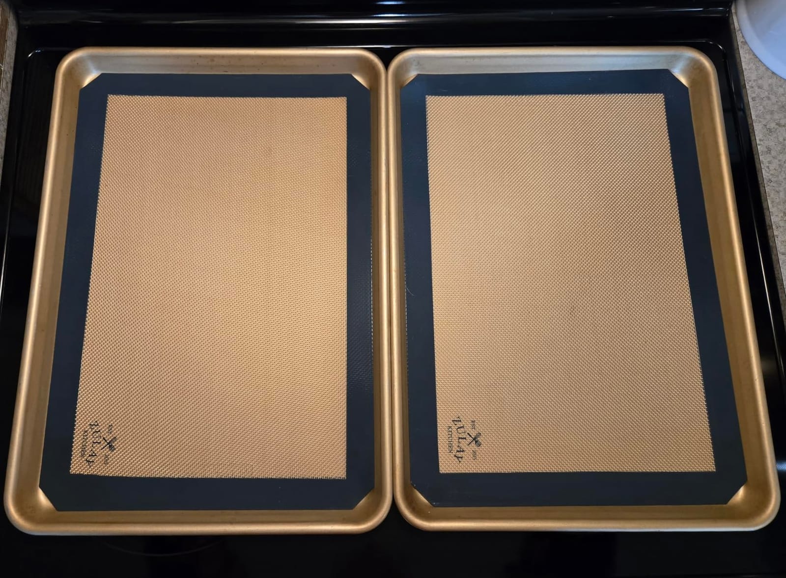 Zulay Kitchen Silicone Baking Mat 2 Pack - 16.5