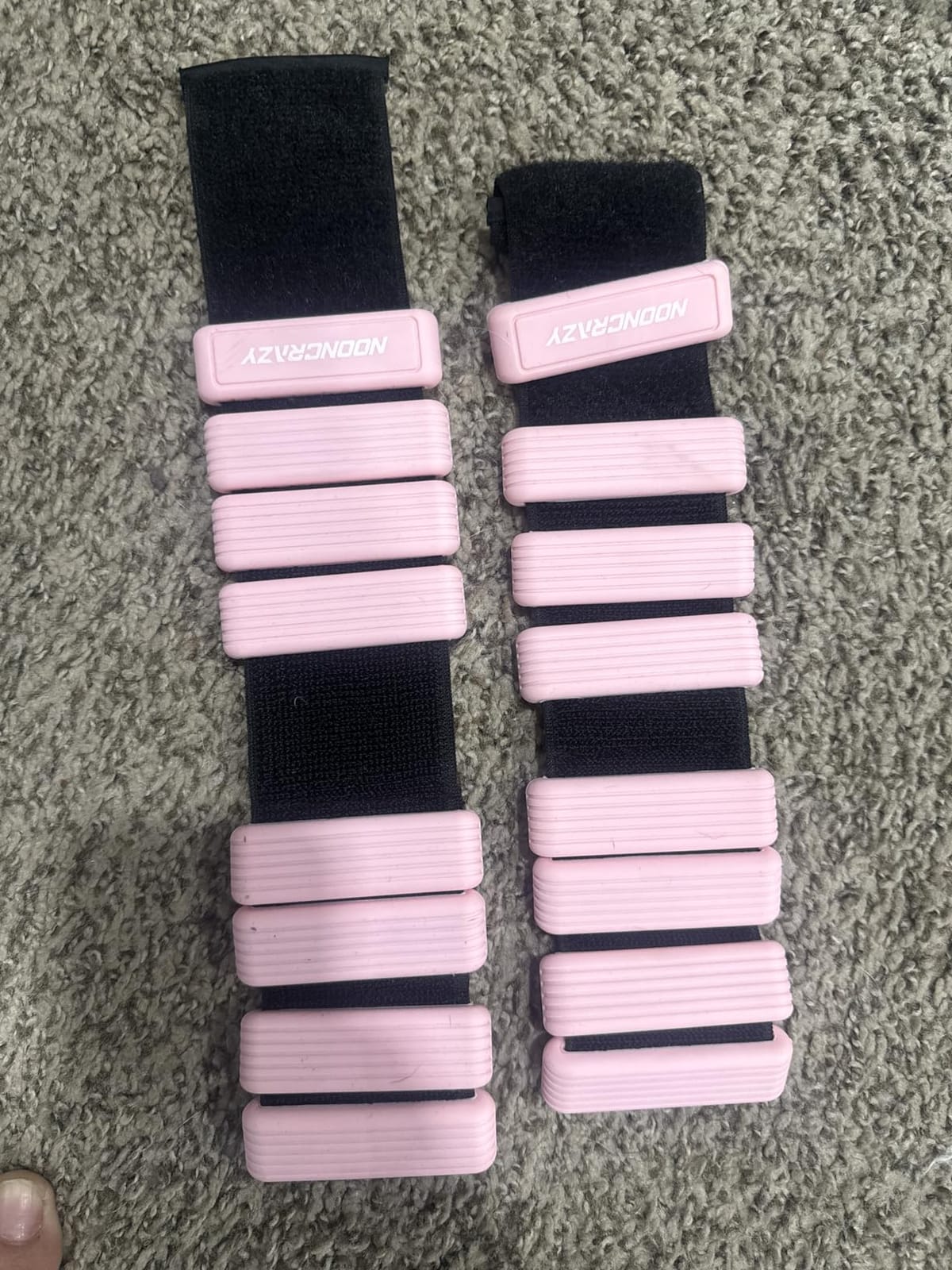 Pilates Wrist Ankle Weight for Women, Adjustable Weight Set of 2 | Soft Silicone, Strong Hook & Loop, Wearable Arm Leg Weight for Walking, Yoga, Barre, Strength Training at Gym & Home customer photo 2