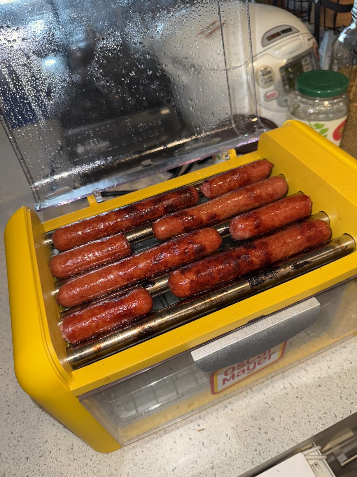 Nostalgia Oscar Mayer Extra Large 8 Hot Dog Roller & Bun Toaster Oven- Stainless Steel Grill Rollers for Cooking Veggie Sausages & Brats customer photo 1