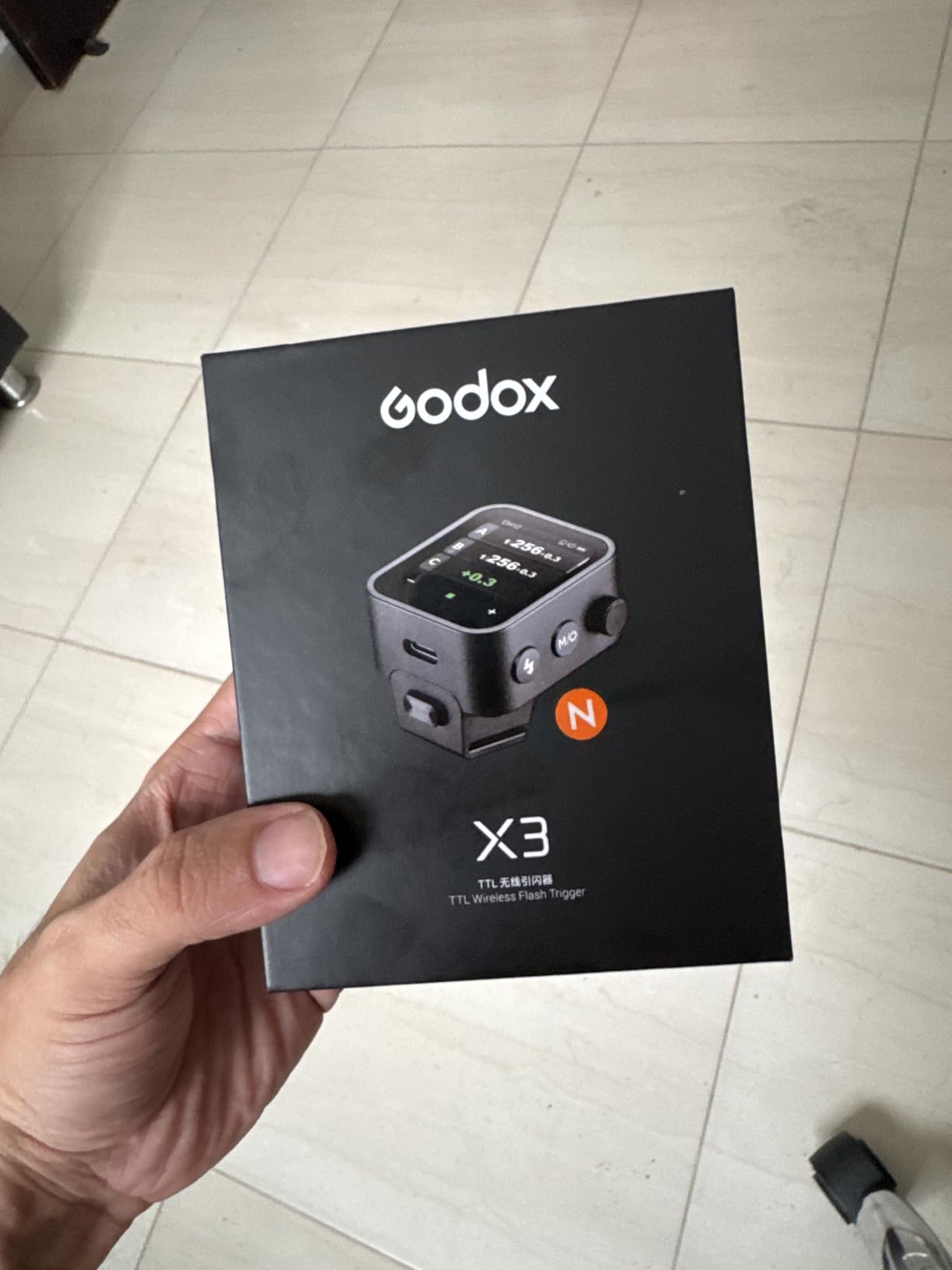 Godox X3N X3-N TTL Wireless Flash Trigger for Nikon Camera, 2.4G Wireless Touchscreen Flash Transmitter, Support TTL Auto/Manual/Multi Flash, Built-in Lithium Battery, High-Definit OLED Screen customer photo 1