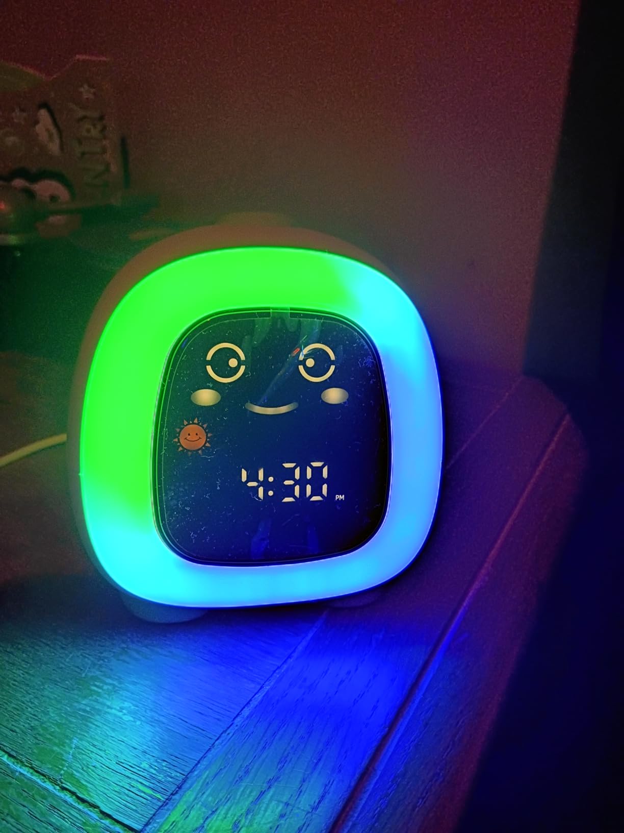 ANALOI Alarm Clock for Kids, Ok to Wake Up Sleep Training Clock for Boys | Stay in Bed clock, Dinosaur Toddlers Cute Night Light for Bedroom, Birthday Gift customer photo 1