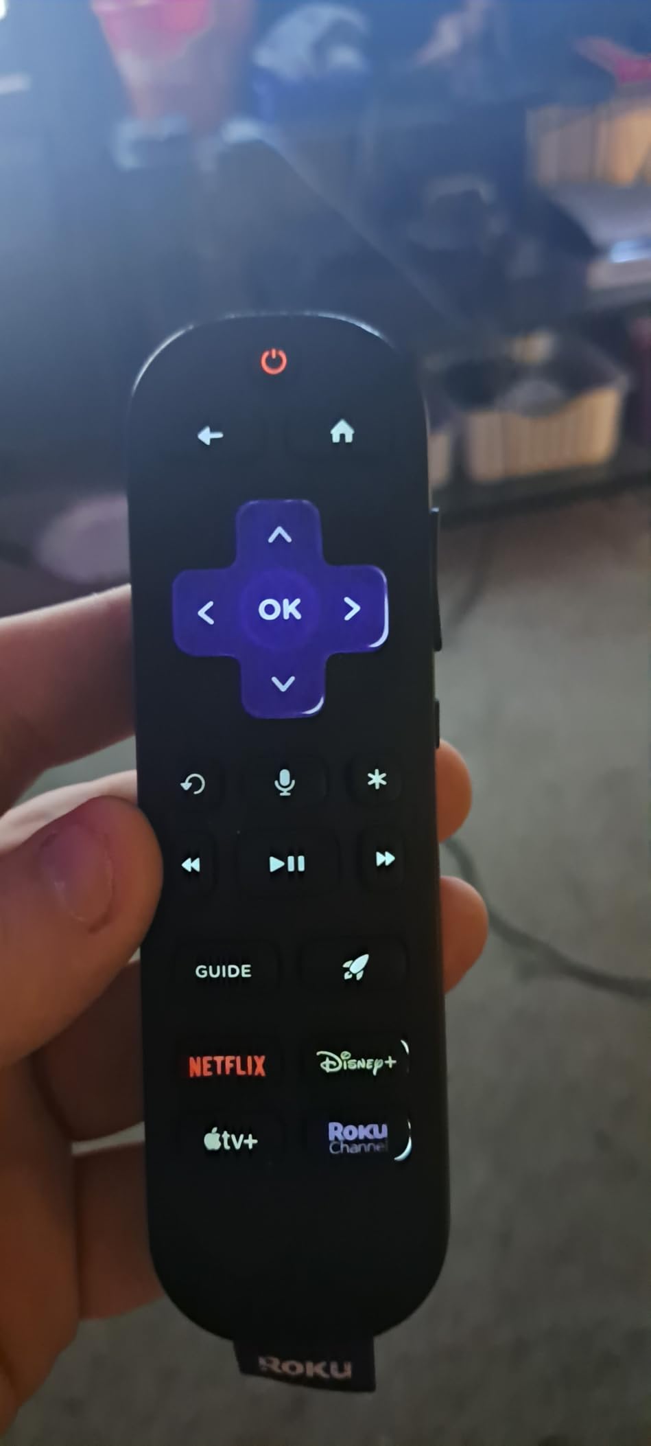 Roku Voice Remote Pro (2nd Ed.), TV Remote Control with Backlit Buttons | Hands-free Voice Controls, Rechargeable, & Lost Remote Finder - Replacement Compatible with All Roku TV, Players & Audio customer photo 2