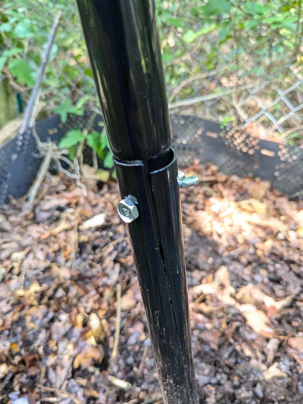 Compost Stirring Tool, Compost Turning Bar 33.4inch, Manual Compost Aerator Tool Turner and Mixing Tool for Outdoor Compost Tumbler Bins, Composting Accessories (Black-33.4IN) customer photo 1