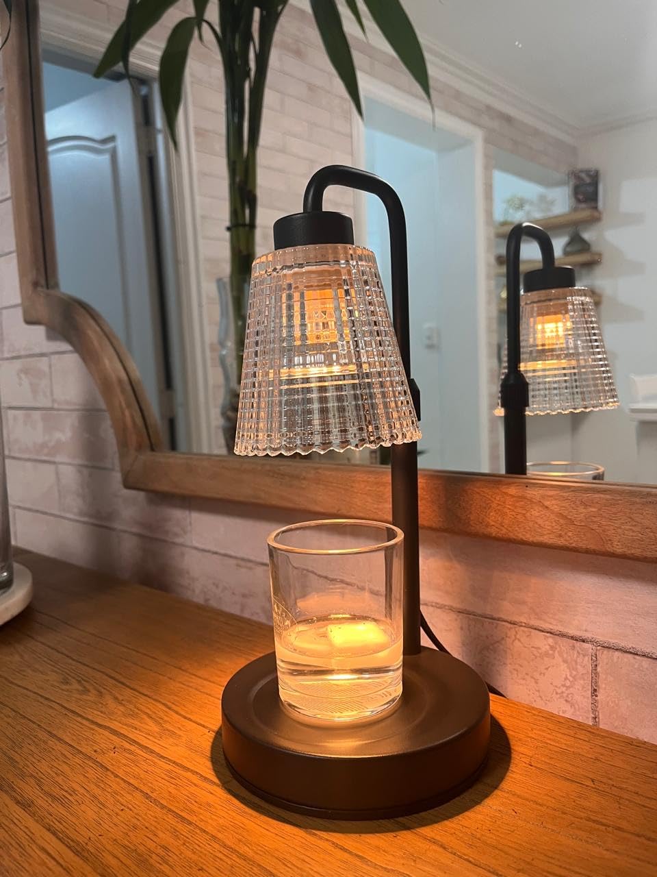 GODONLIF Candle Warmer Lamp with Timer, Birthday Gifts for Women Home Decor | 24h Cycle Timer Dimmable Wax Melt Warmer with 2 Bulbs, Fall Decor for Home Living Room Halloween Decorations Gifts for Mom customer photo 2