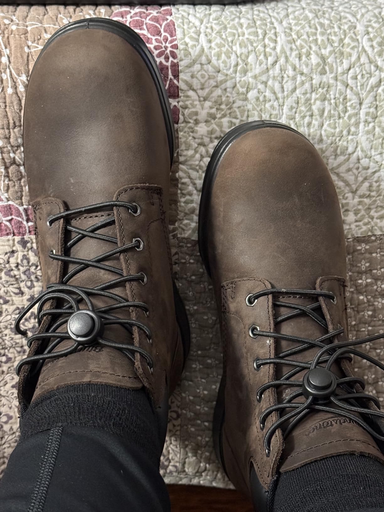 2428 Unisex Leather Lace Up Boots customer photo 2
