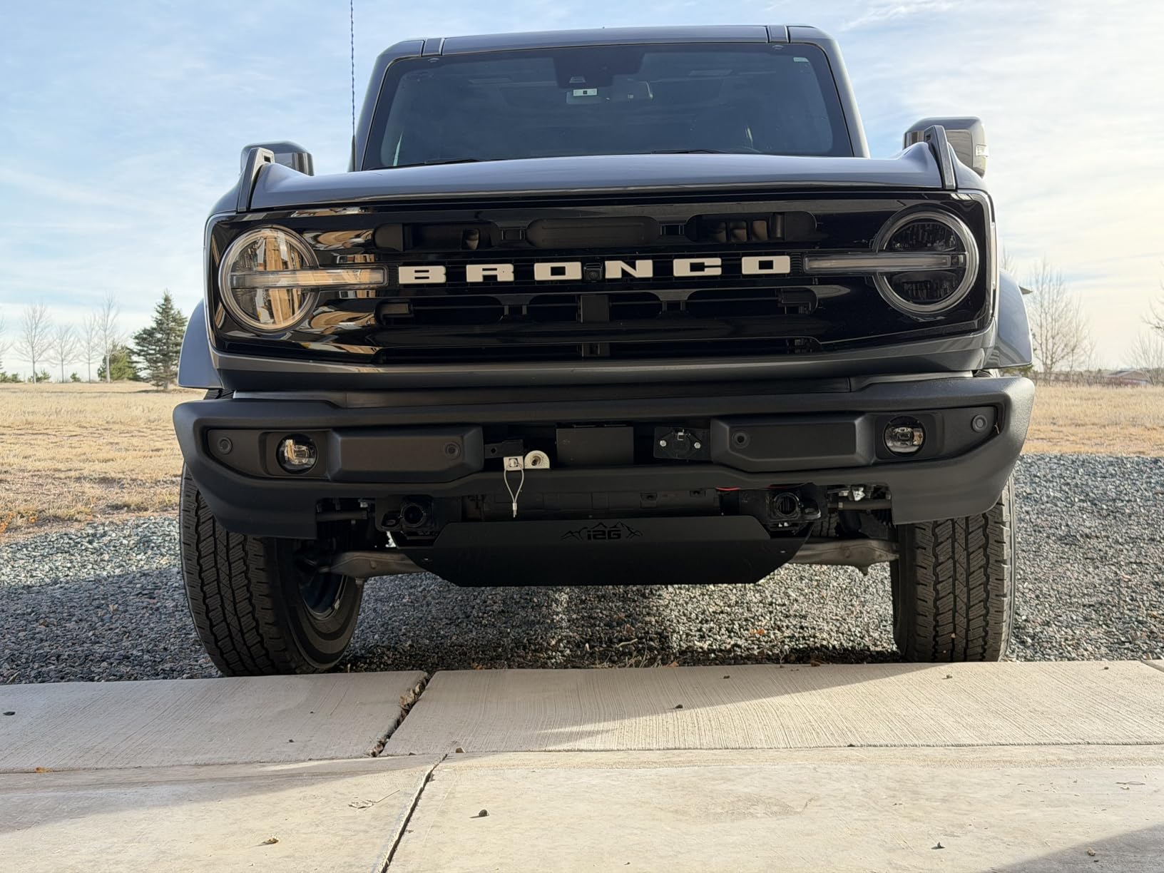 IAG Rock Shield Front Skid Plate for Ford Bronco 2021+ (Not Raptor/Sport) | Protects your undercarriage from rocks and debris, 3/16in steel, no-drill bolt-on, fits 2/4 Door, Made in USA customer photo 1