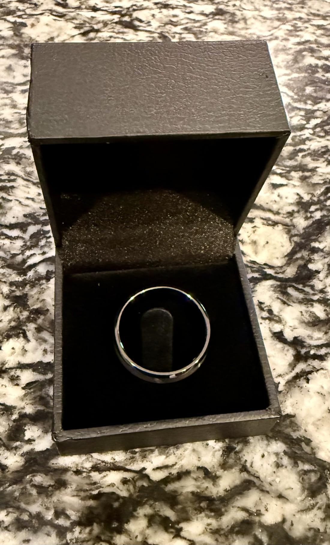 King Will Tungsten Men's Wedding Ring - Available in 6mm to 10mm customer photo 2