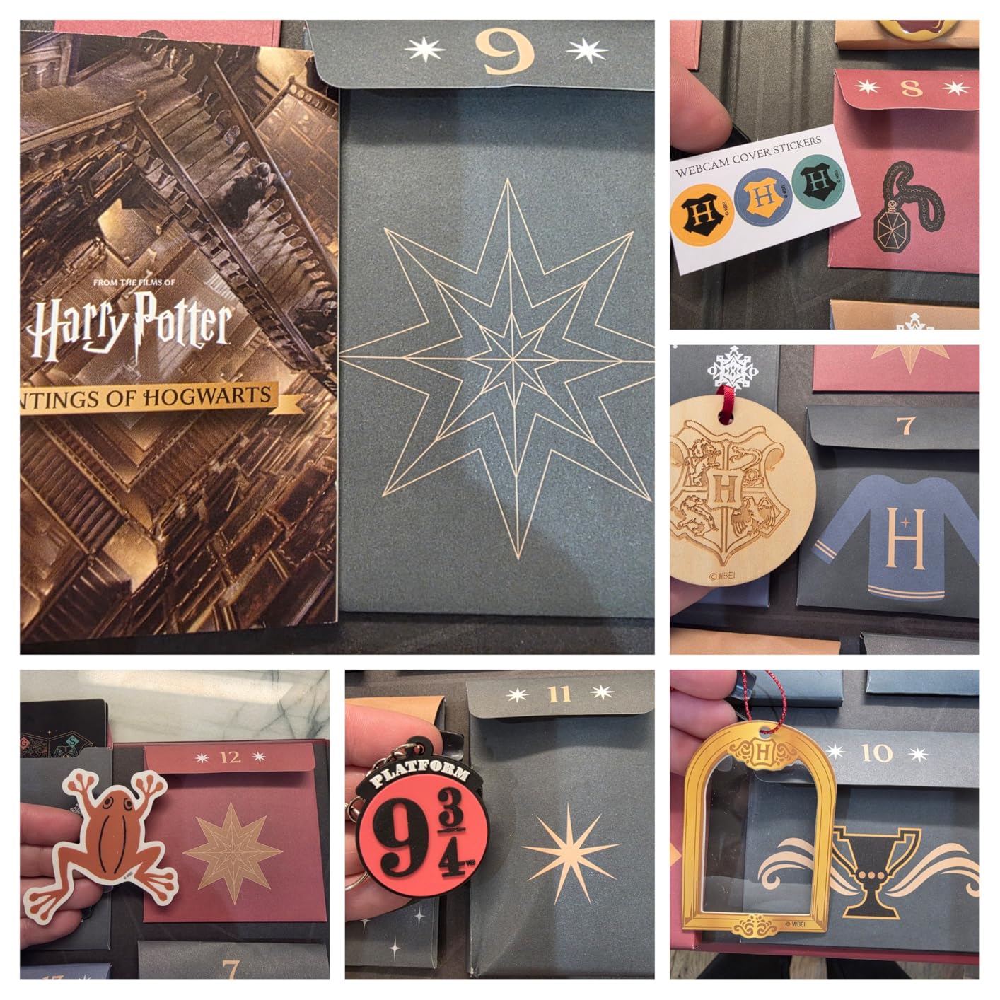 Harry Potter Official Advent Calendar Hogwarts Seasonal Surprises: 25 Days of Gifts, with Stationery, Key Chains, Washi Tapes and More! customer photo 2