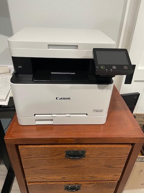 Canon Color imageCLASS MF652Cw - Wireless Laser Printer, Multifunction with Scanner, Copier, Mobile Ready, 3 Year Limited Warranty, 22 PPM Color, White customer photo 1