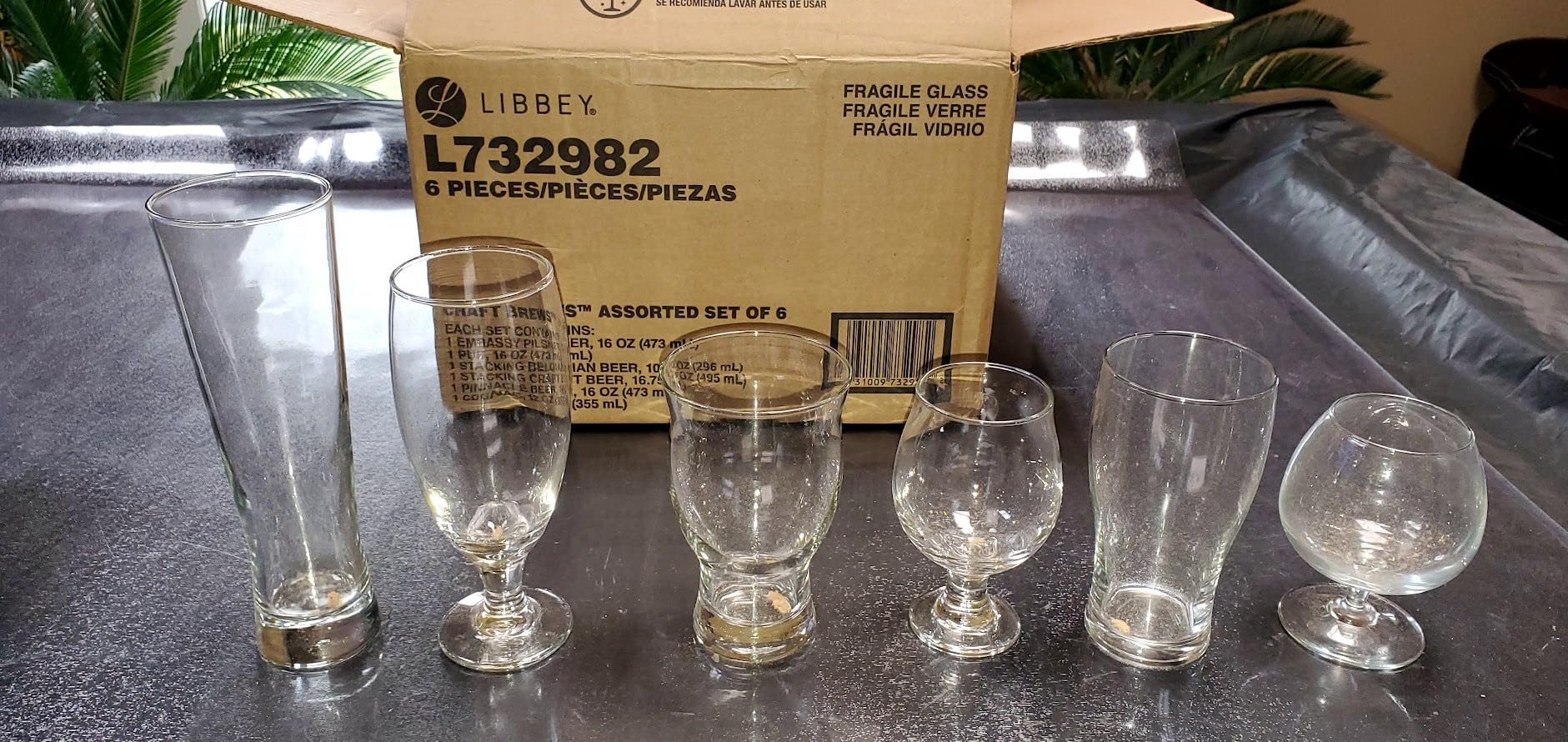 Libbey Craft Brews Assorted Beer Glasses Set of 6, Versatile, Premium Beer Glass Set, Craft Beer Glasses for Pilsner, Stout, Lager, IPA & More customer photo 2