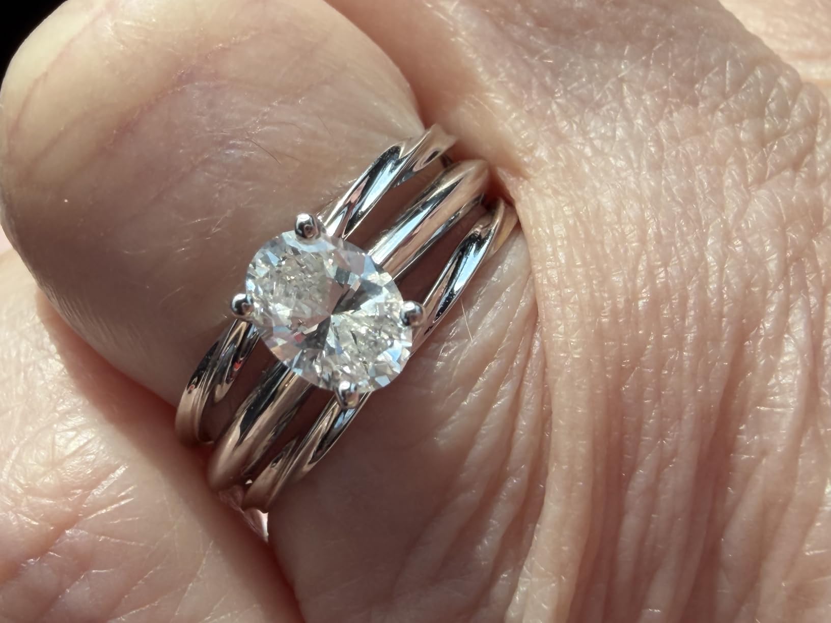 Houston Diamond District 1 to 6 CT Lab Grown Diamond Solitaire Engagement Ring customer photo 1