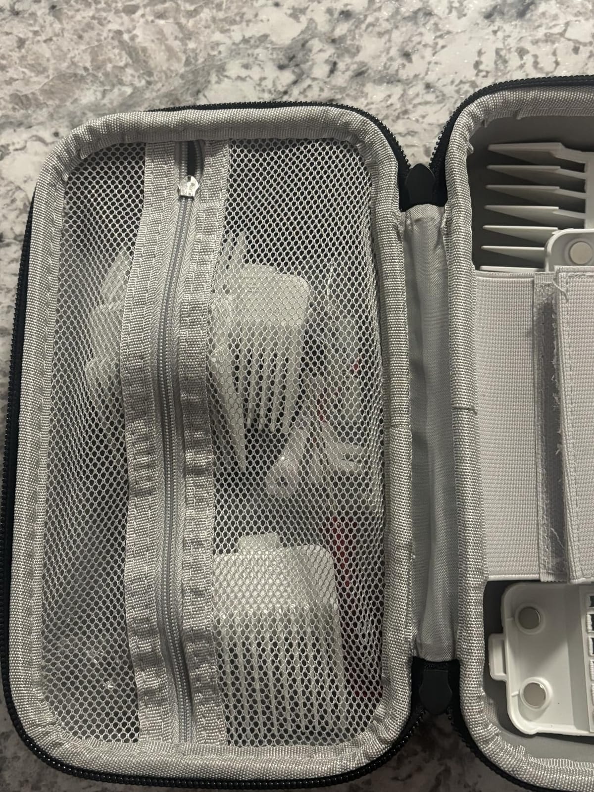 Stylecraft On-The-Go Barber Carry Travel Case with Zipper & Multi-Pockets | Professional Hair Clipper, Trimmer, Shaver Storage Case, Nylon, Zipper and Mesh Pocket customer photo 2