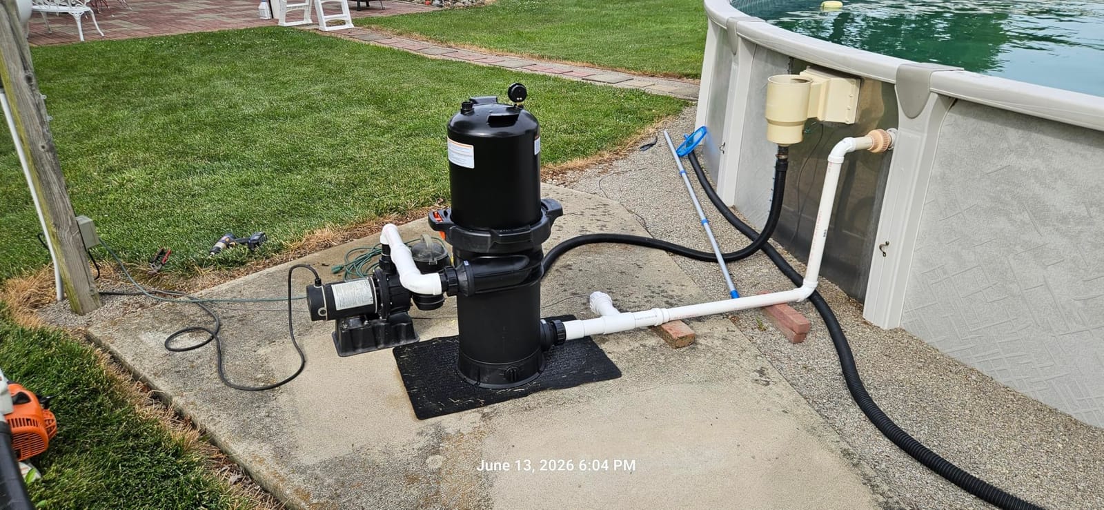 VEVOR 2026 Pro Cartridge Pool Filter Tank & Element for Above Ground & Inground Pools, Large 520-525Sq. Ft Cleaner System Compatible W/Pumps 1 to 3 HP| Up to 15311 GPH |for Pools Up to 122490 Gallons customer photo 1