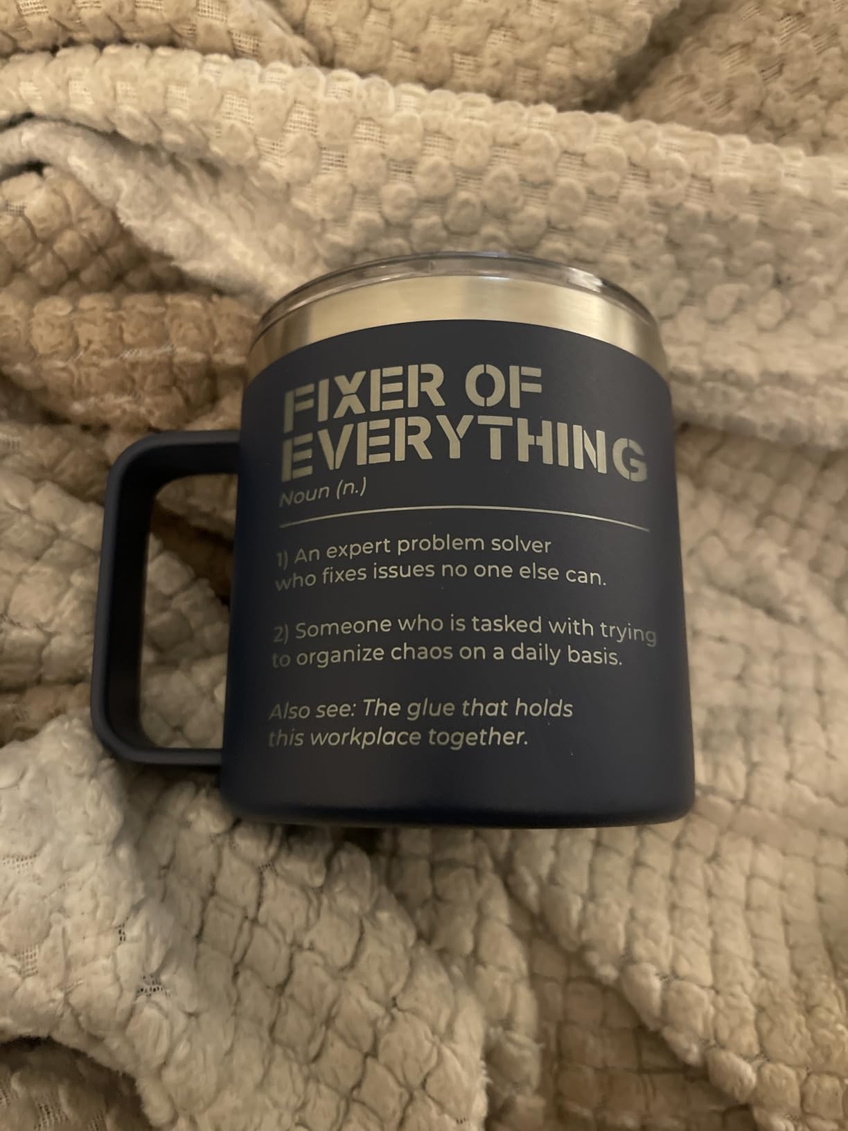 KATLADIZ Thank You Gifts for Men, Boss, Coworker, Manager, Office, Mentor - Coworker Gifts, Boss Gift for Men - Birthday, Fathers Day Gift for Mens - 14 Oz Stainless Steel Coffee Mug customer photo 2
